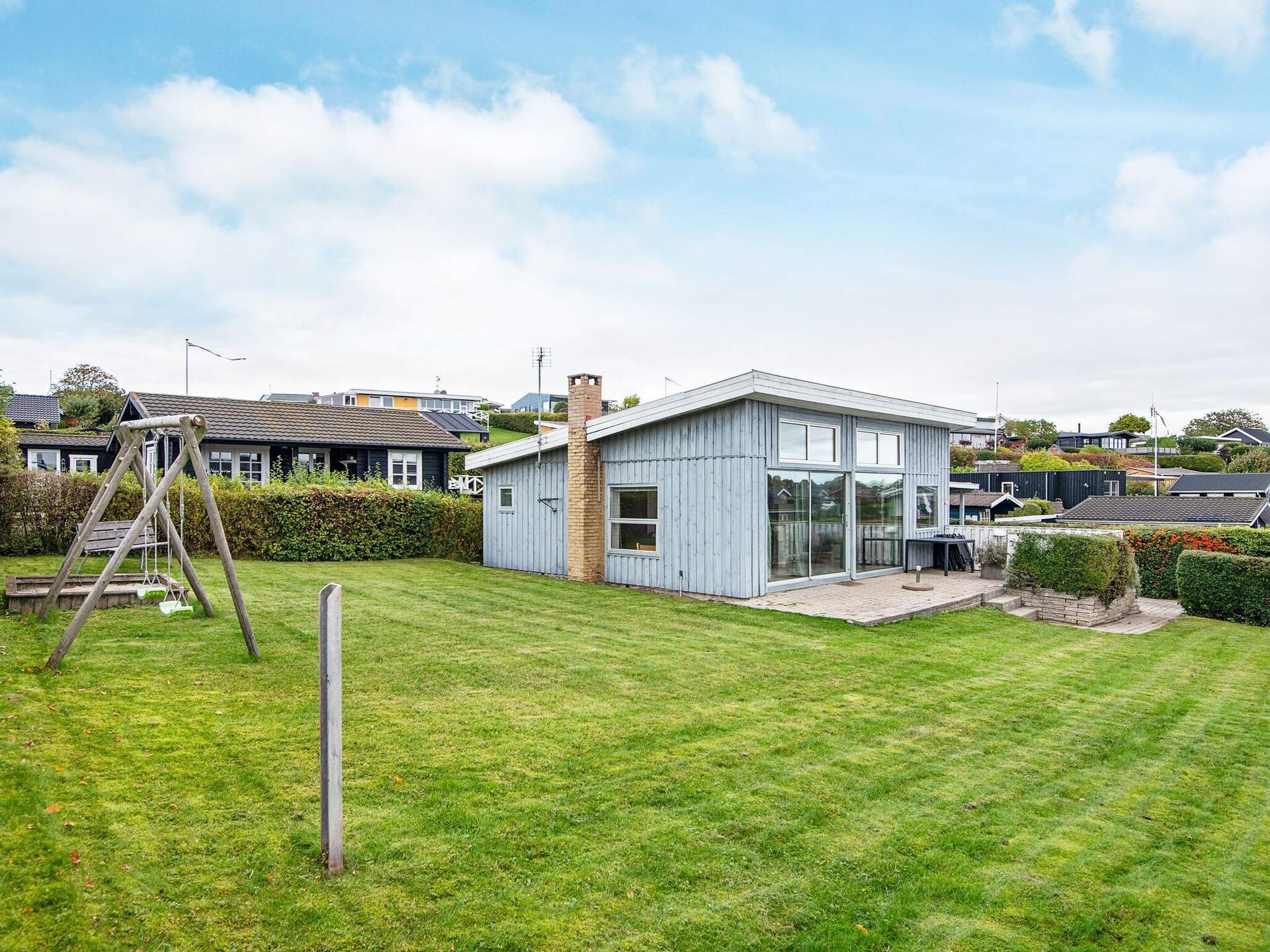 Op 250 m van het strand: Knus vakantiehuis in Rønde voor 4 personen - foto 31