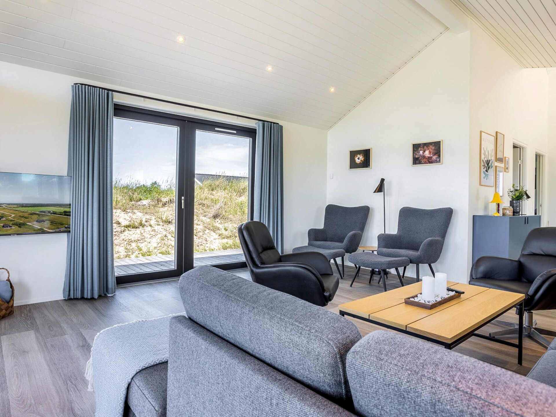 Modern vakantiehuis met sauna en houtgestookte badkuip bij Tornby Strand - foto 11