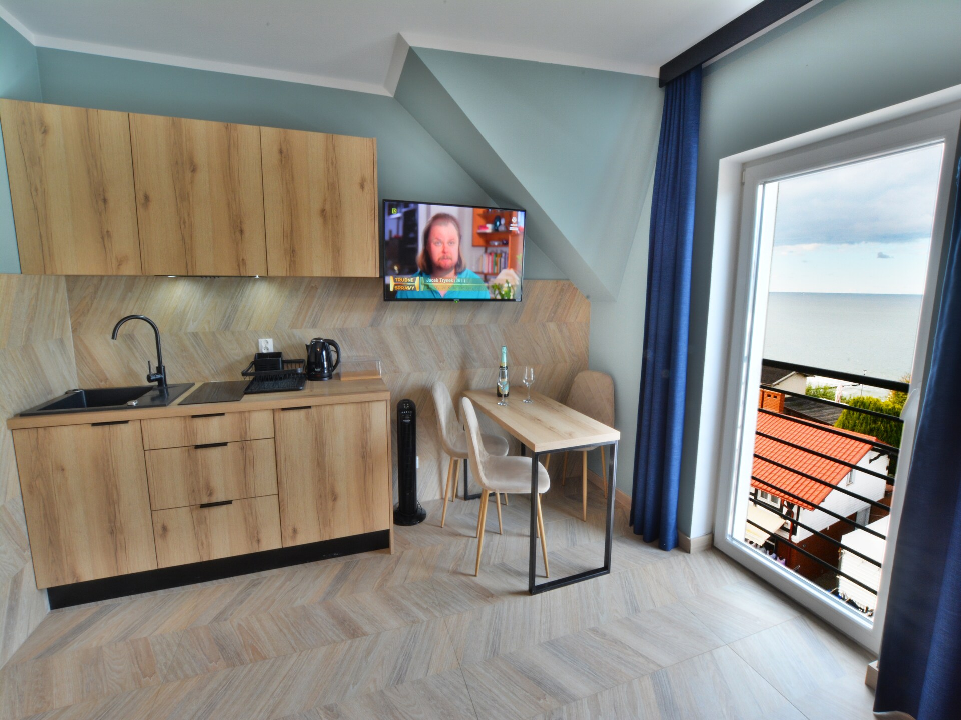 Studio met direct zeezicht op 40 meter van het strand in Ustronie Morskie - foto 1