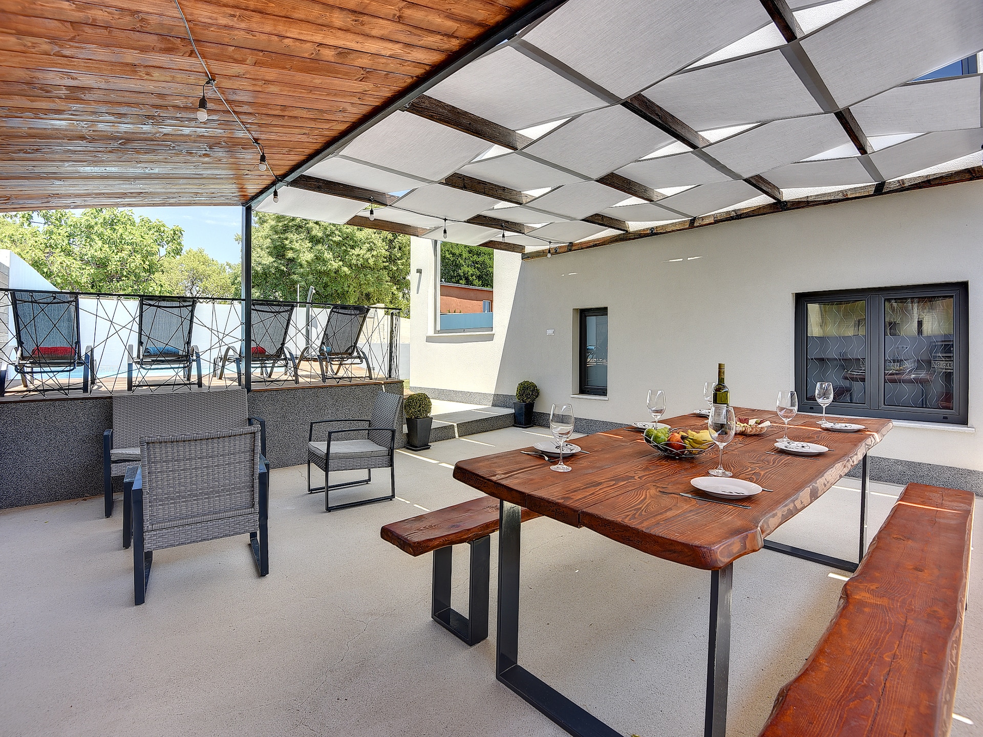Villa Korina: Sfeervol vakantiehuis voor 5 in Rakalj, 2 km van strand - foto 2