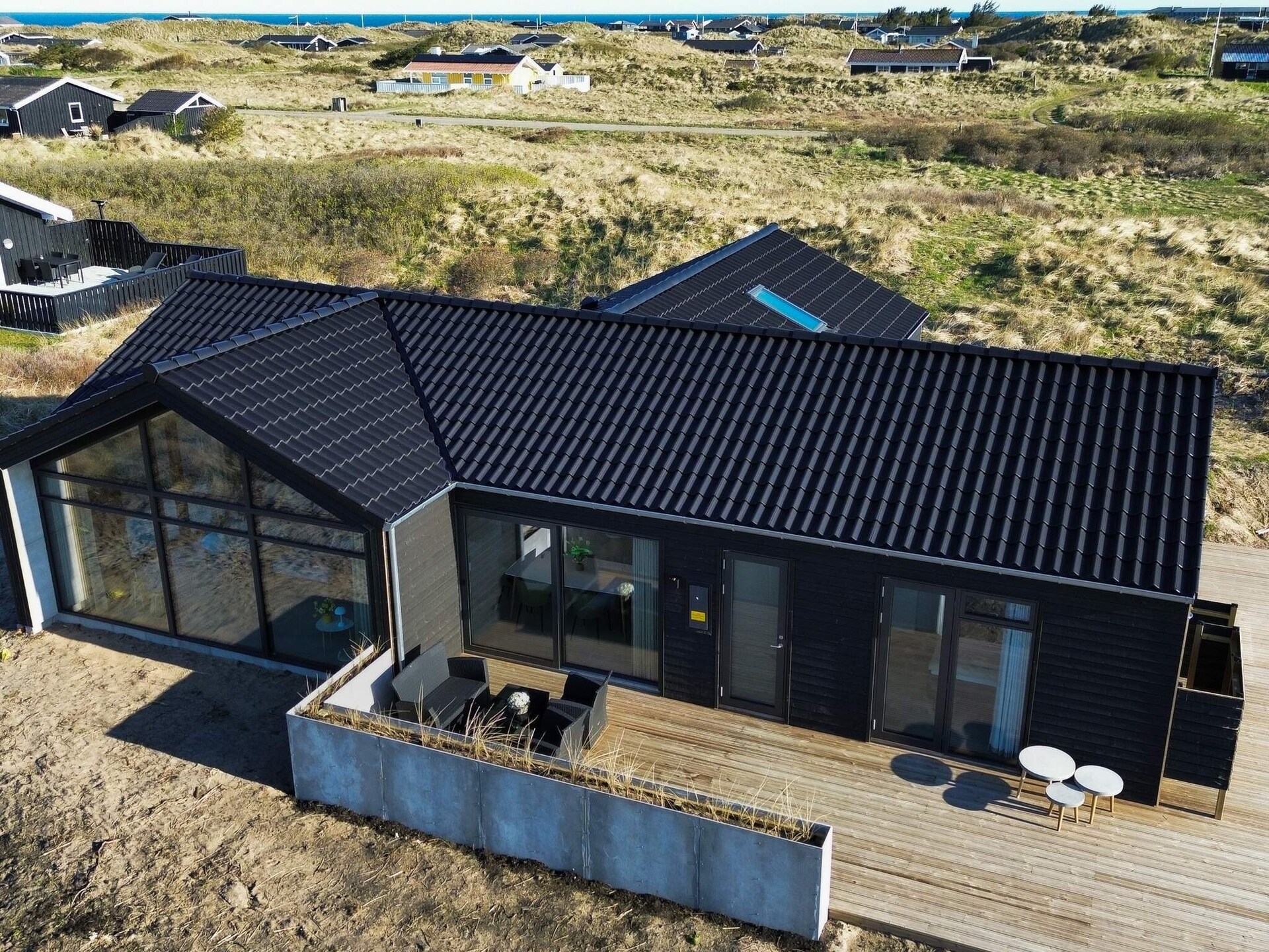Stijlvol vakantiehuis aan de golfbaan bij Tornby Strand, 650m van zee - foto 3