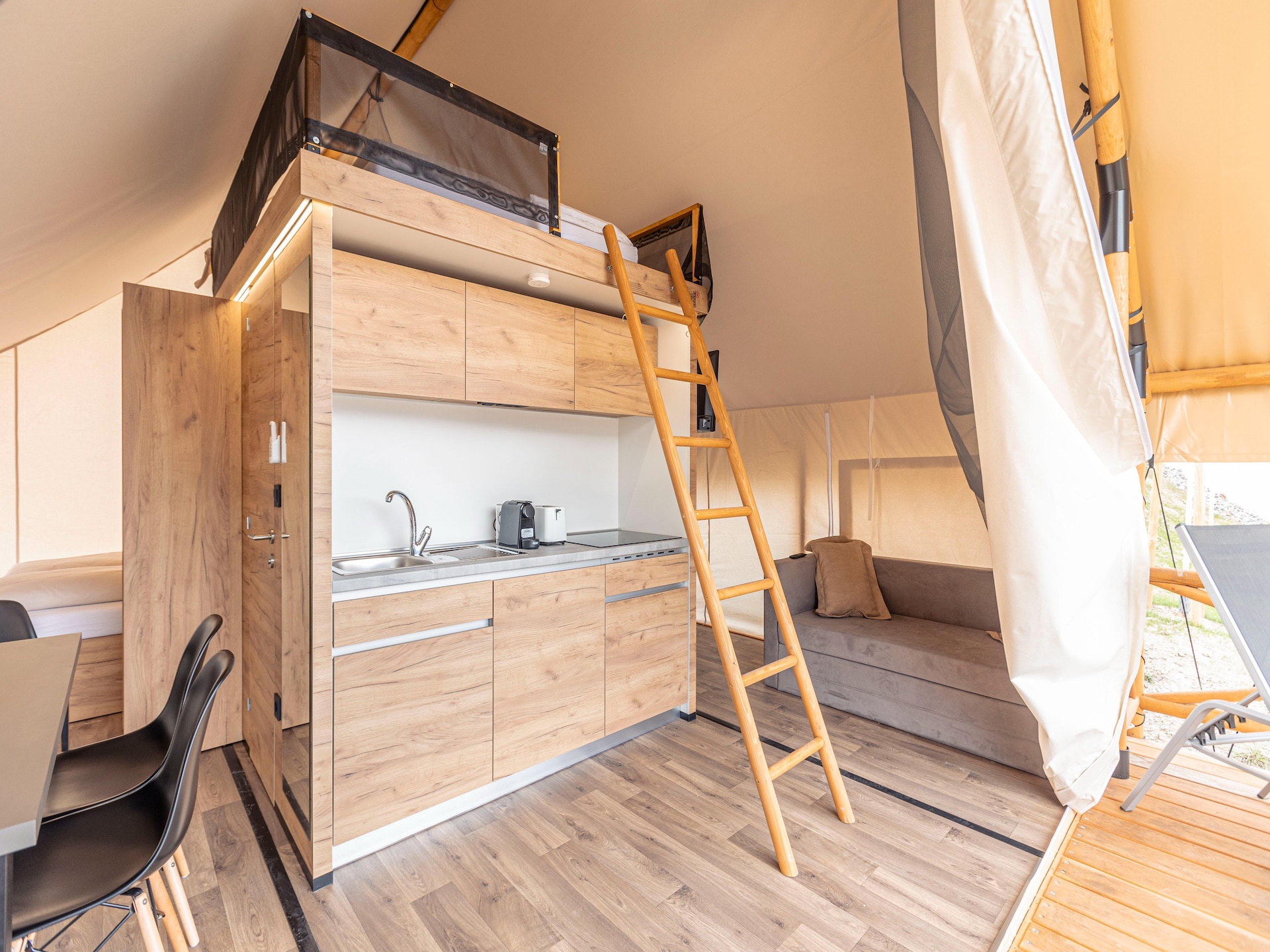 Luxe safaritent voor 4 personen in Kötschach-Mauthen - foto 13
