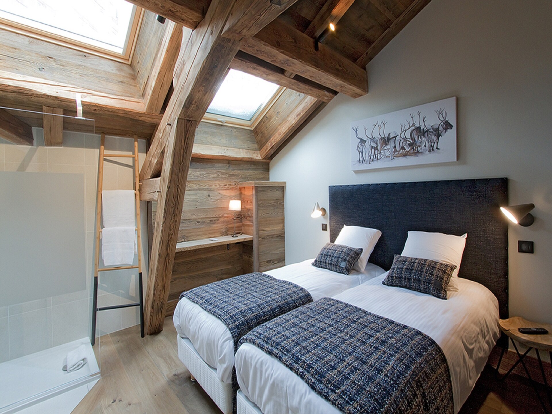 Chalet Le Lys: Luxe 14-persoons chalet met zwembad op 50m van de piste - foto 14