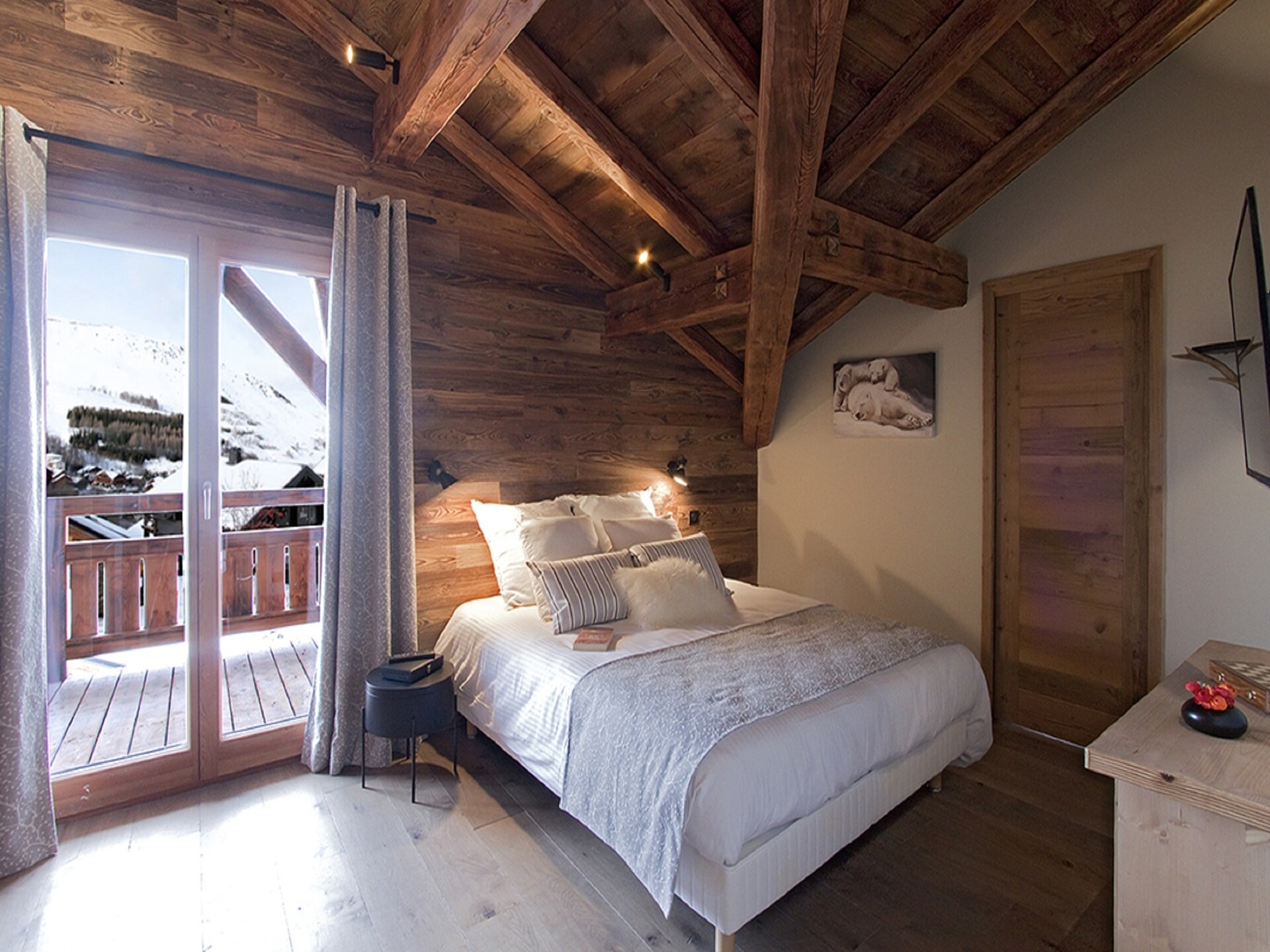 Chalet Le Lys: Luxe 14-persoons chalet met zwembad op 50m van de piste - foto 12