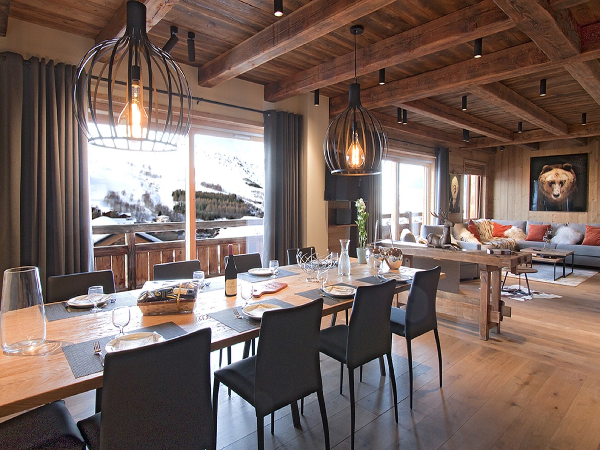 Chalet Le Lys: Luxe 14-persoons chalet met zwembad op 50m van de piste - foto 3