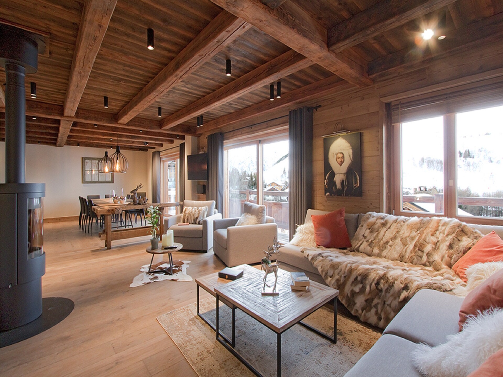 Chalet Le Lys: Luxe 14-persoons chalet met zwembad op 50m van de piste - foto 8