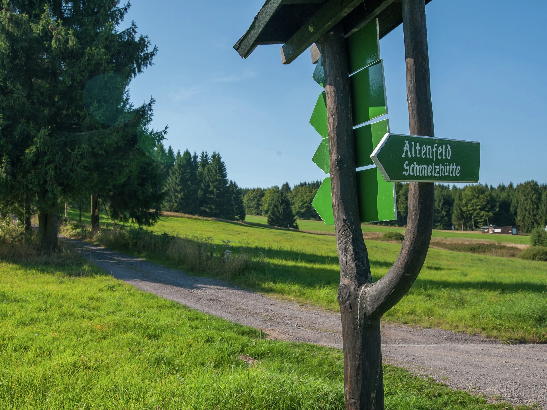 Vrijstaand boshuisje in Altenfeld, 3 km van skilift en centrum - foto 29