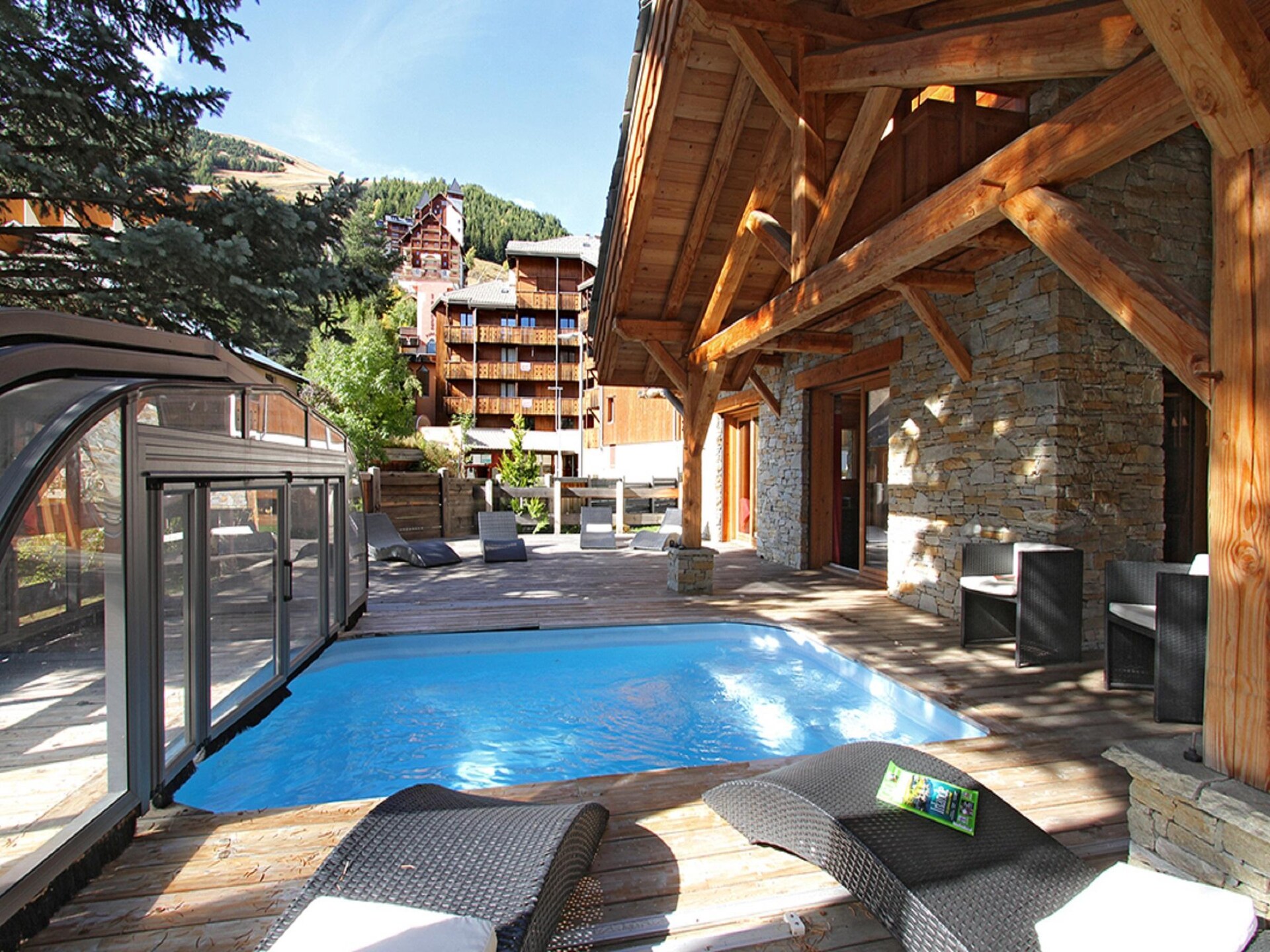 Chalet Le Renard Lodge: 14-persoons chalet met privé-zwembad in Les Deux Alpes - foto 2