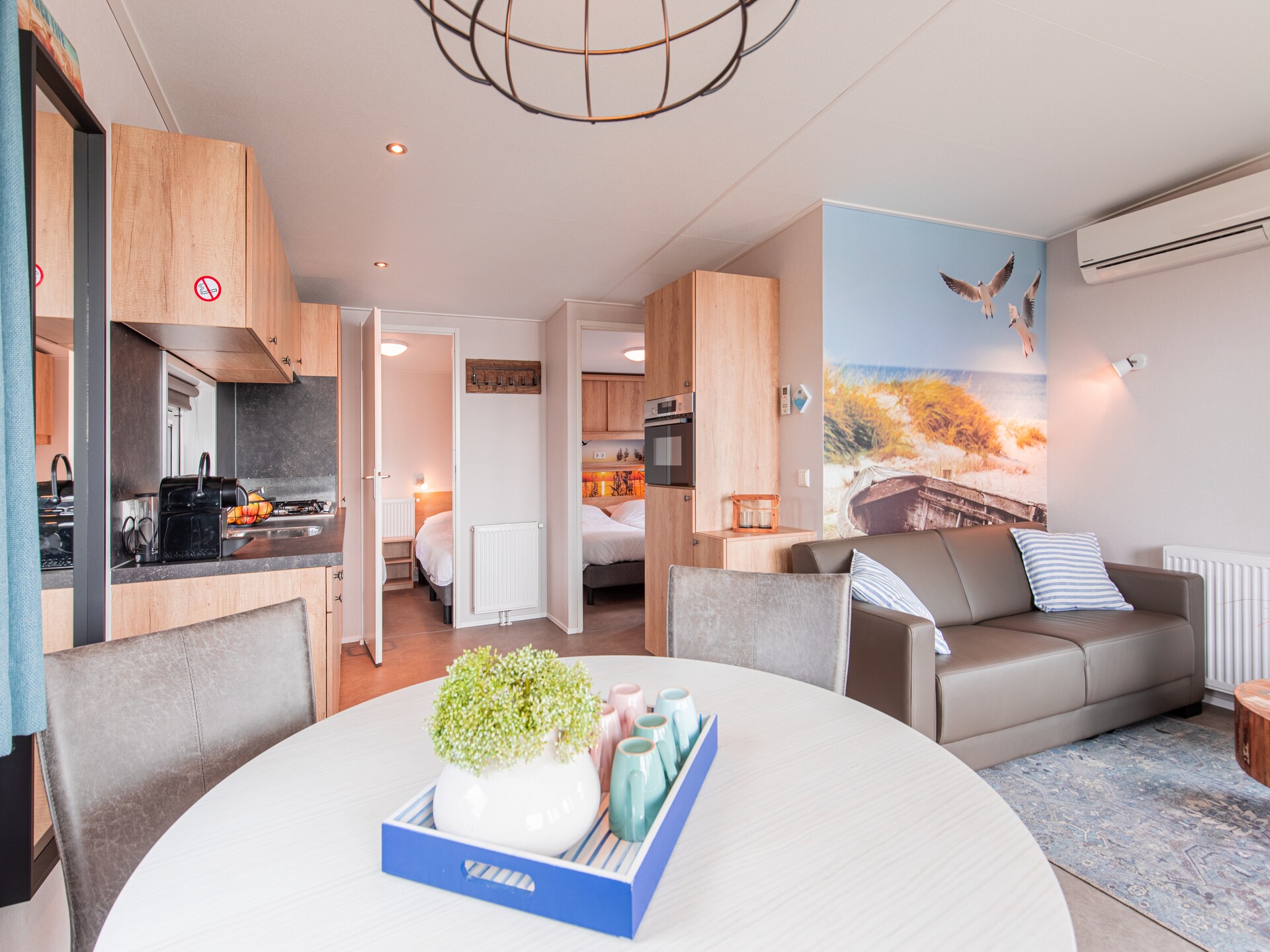 Sfeervol chalet met uitzicht op strand en haven in Well, Limburg - foto 7
