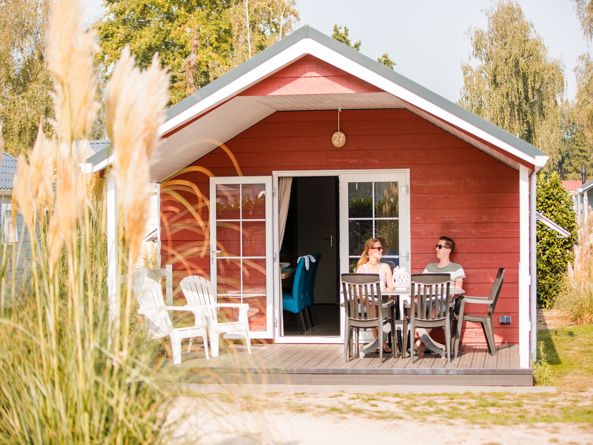 Sfeervol chalet aan het water op Vakantiepark Leukermeer voor 6 personen - foto 9