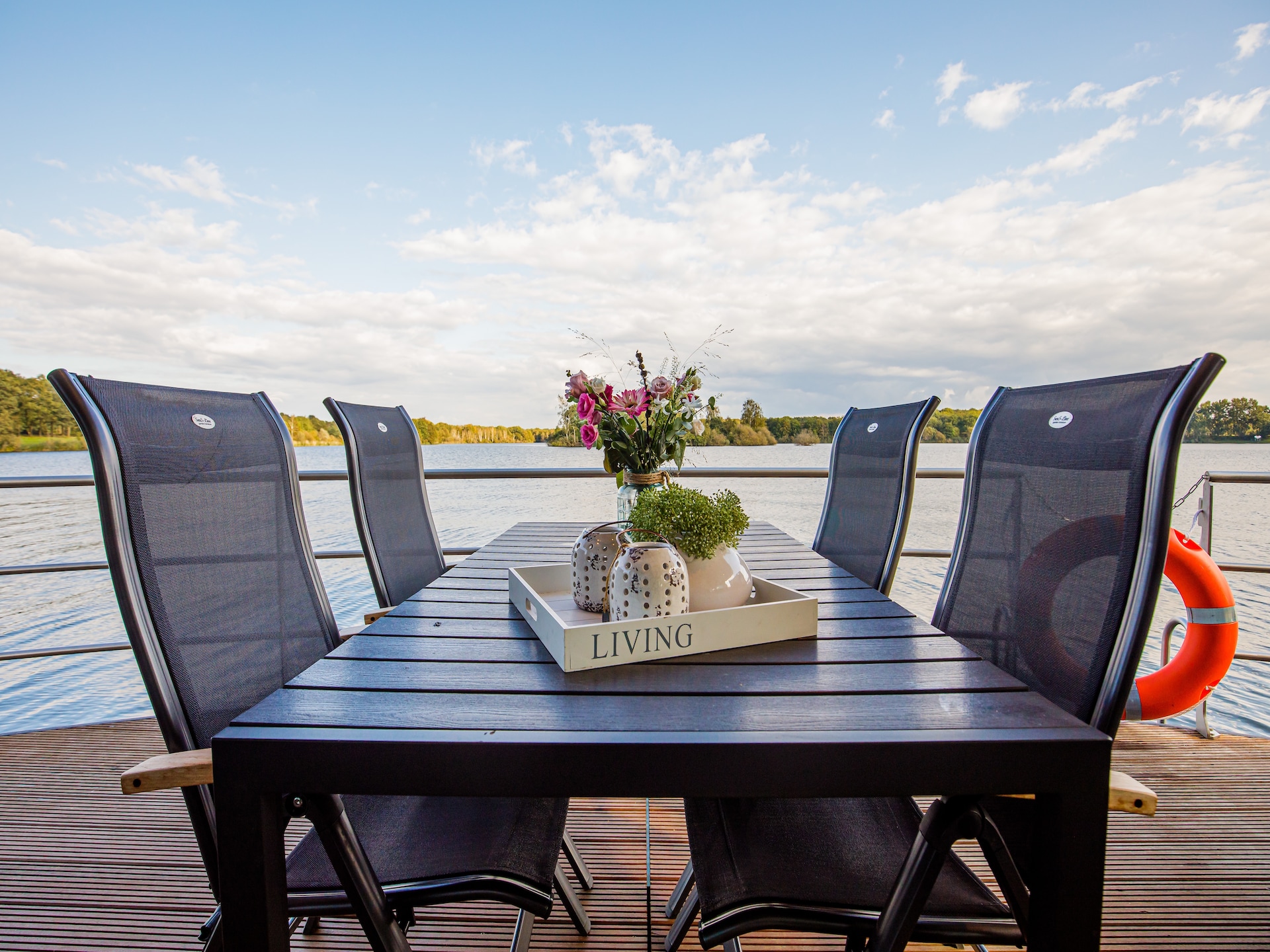 Luxe woonboot met panoramisch uitzicht op het Leukermeer in Well - foto 5