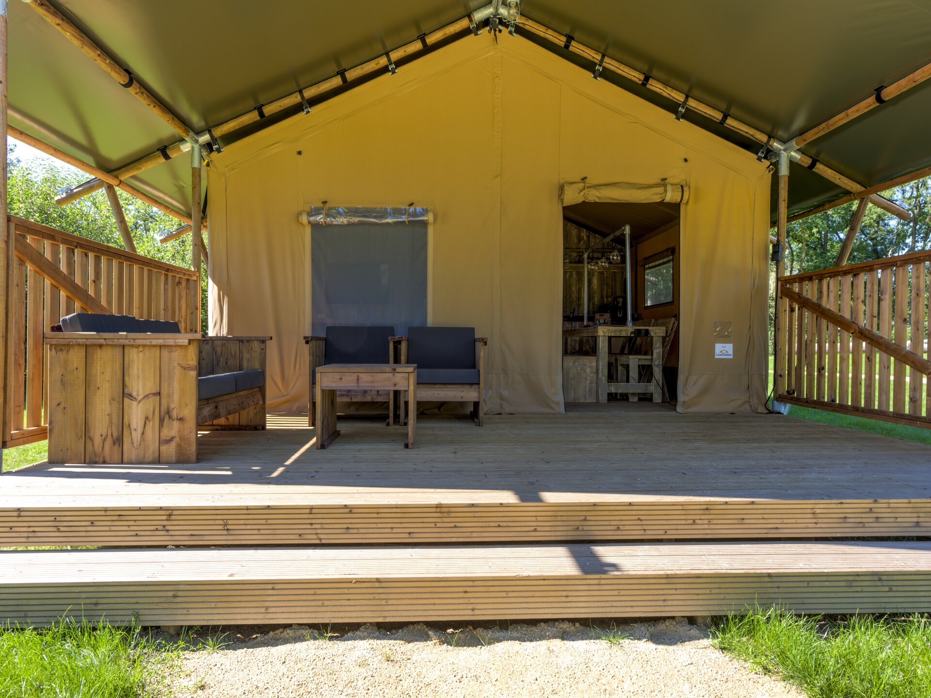 Luxe tentlodge op rustig vakantiepark in het Overijsselse Vechtdal - foto 13