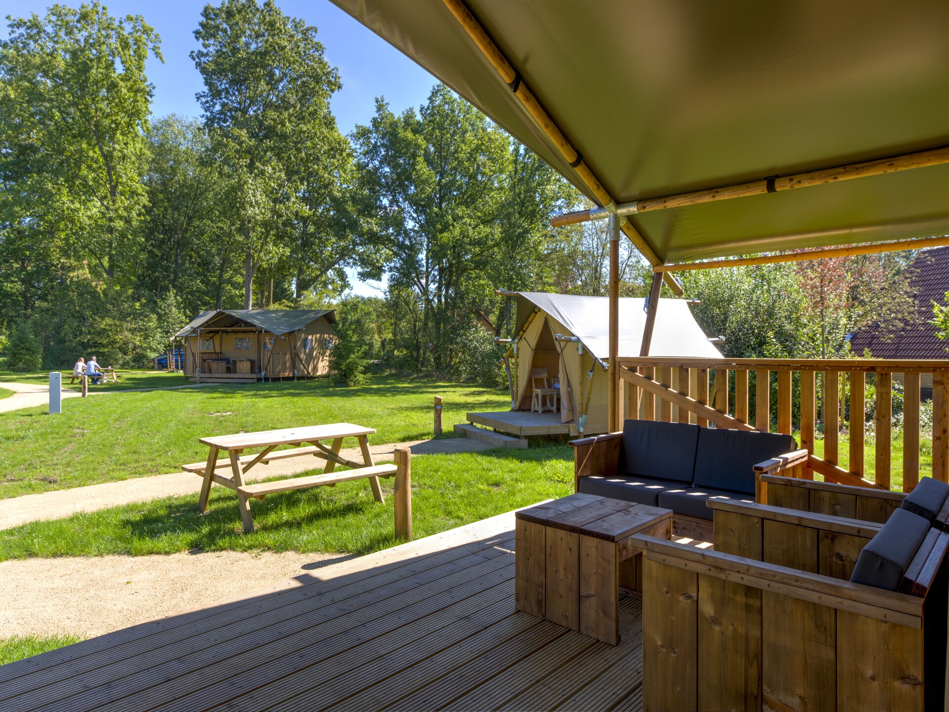 Luxe tentlodge op rustig vakantiepark in het Overijsselse Vechtdal - foto 5