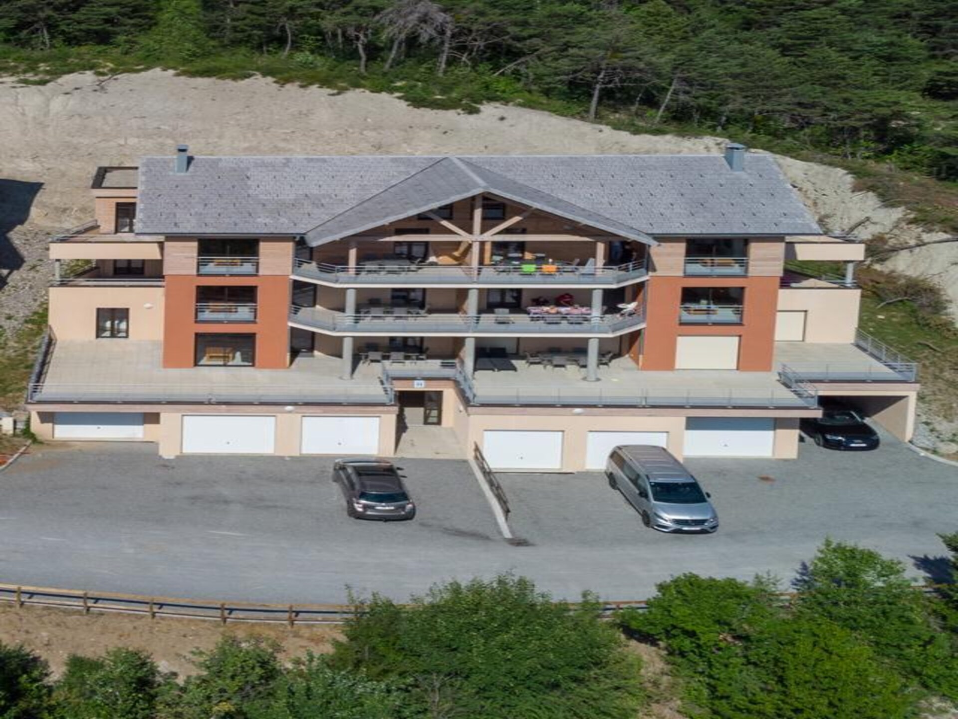 Appartement 8 pers. aan het Lac de Serre-Ponçon met zwembad en bergzicht - foto 21