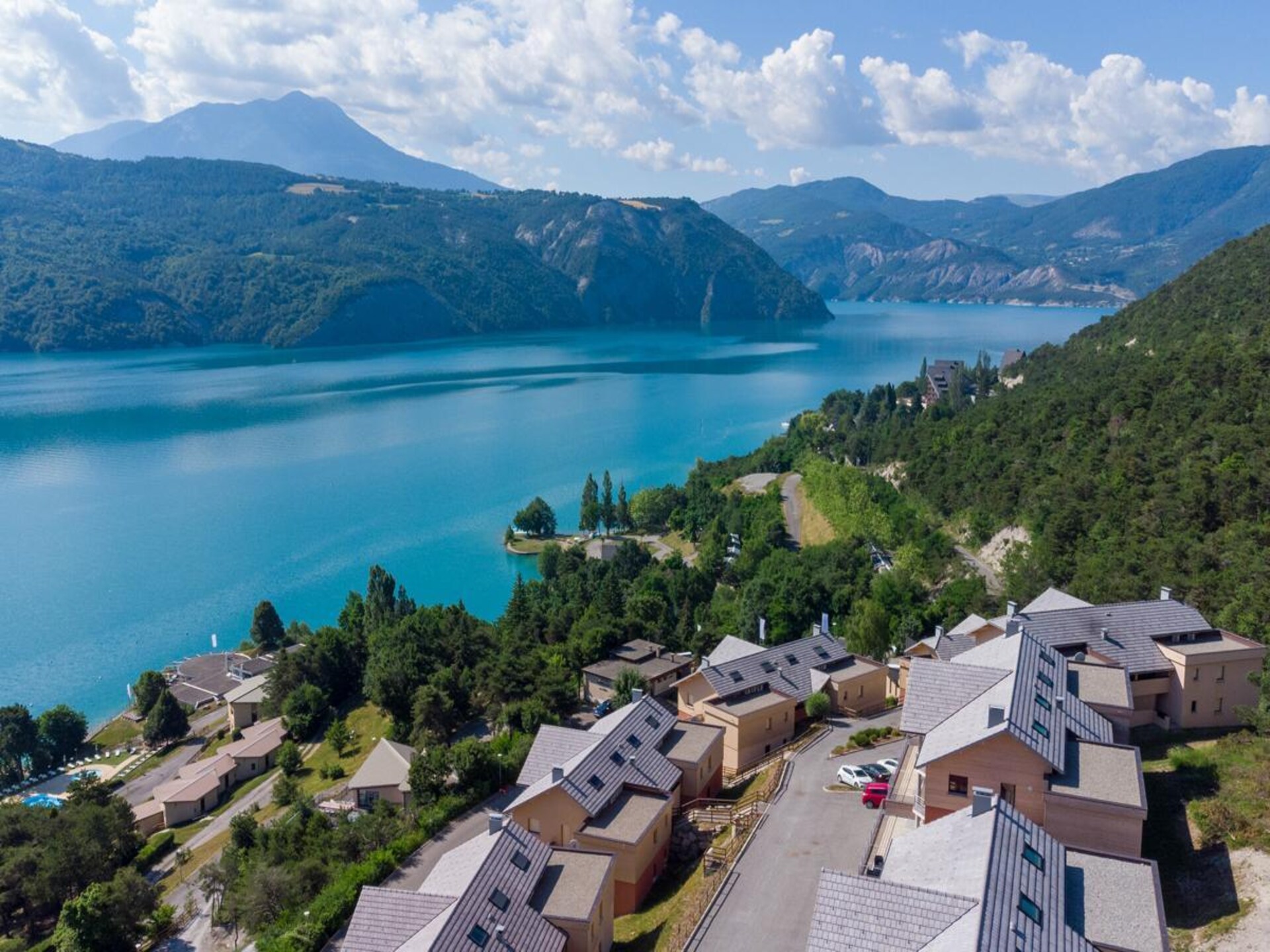 Appartement 8 pers. aan het Lac de Serre-Ponçon met zwembad en bergzicht - foto 12