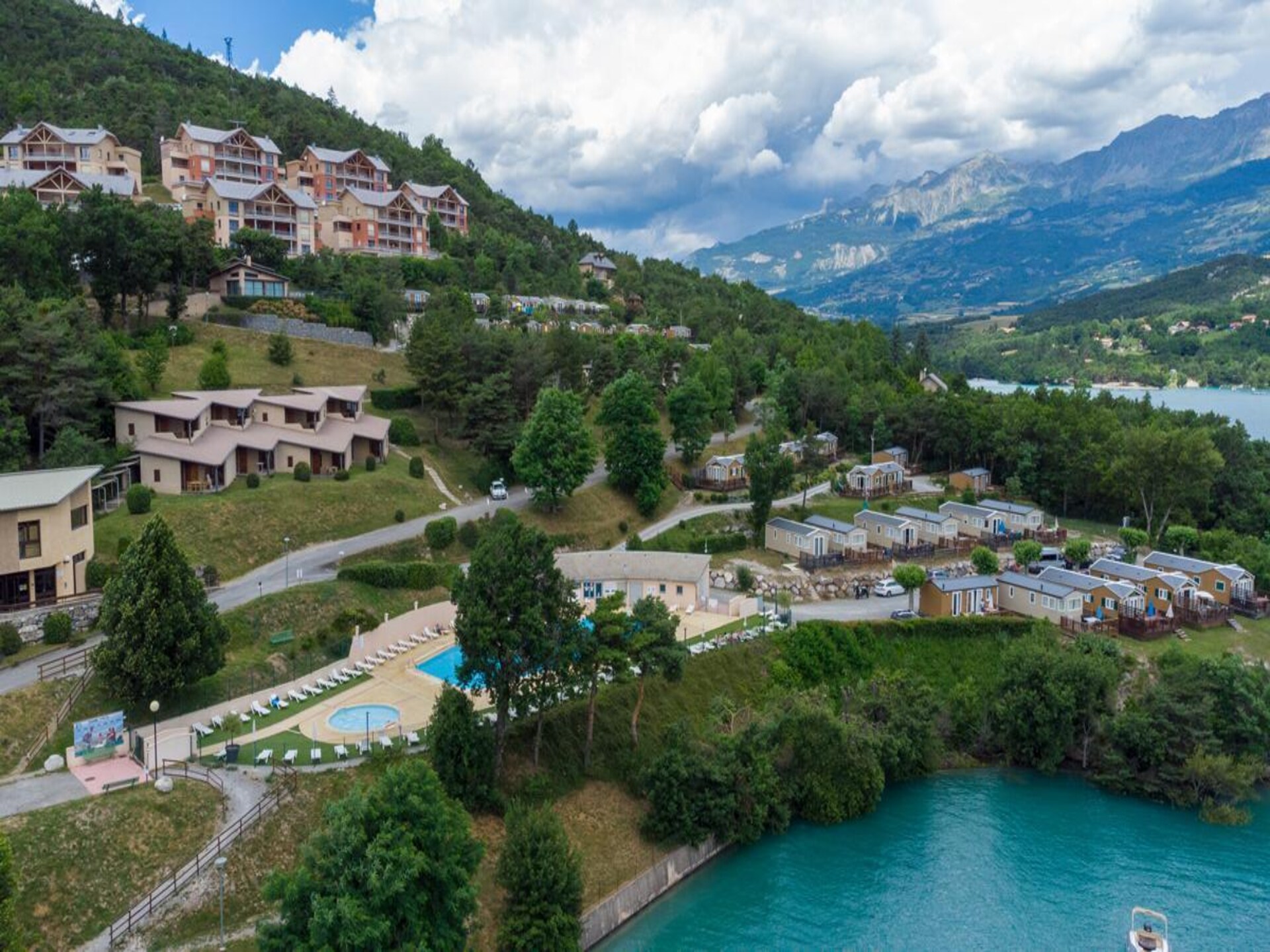 Appartement 8 pers. aan het Lac de Serre-Ponçon met zwembad en bergzicht - foto 13