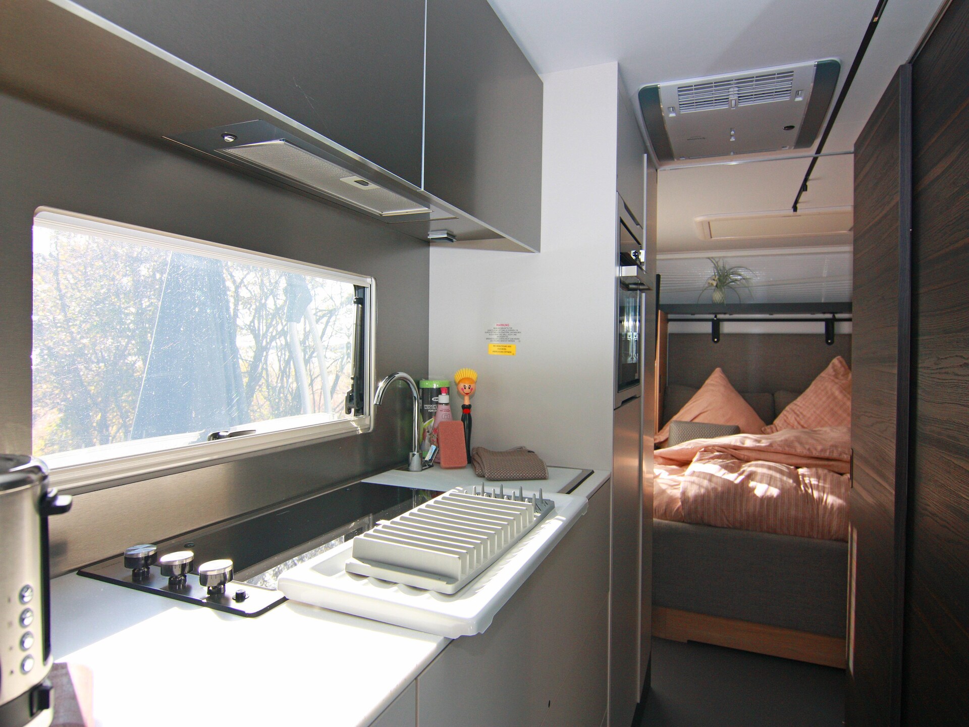 Glamping stacaravan Dreamer met uitzicht op het Achterwasser - foto 15