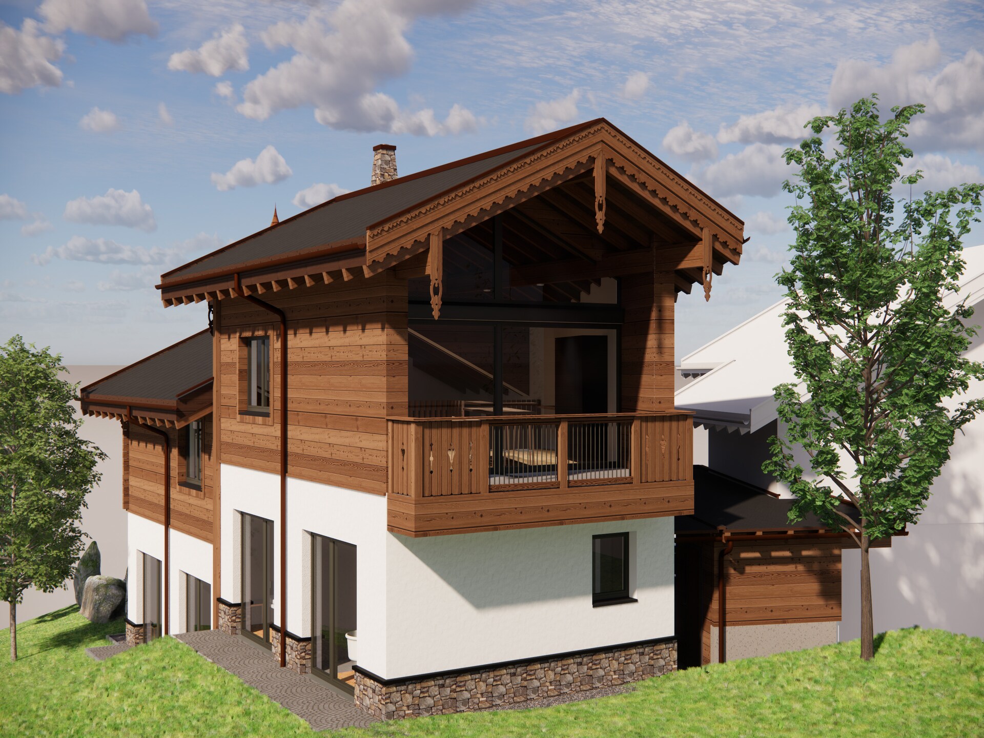 12-persoons chalet met wellness in het hart van Königsleiten - foto 1