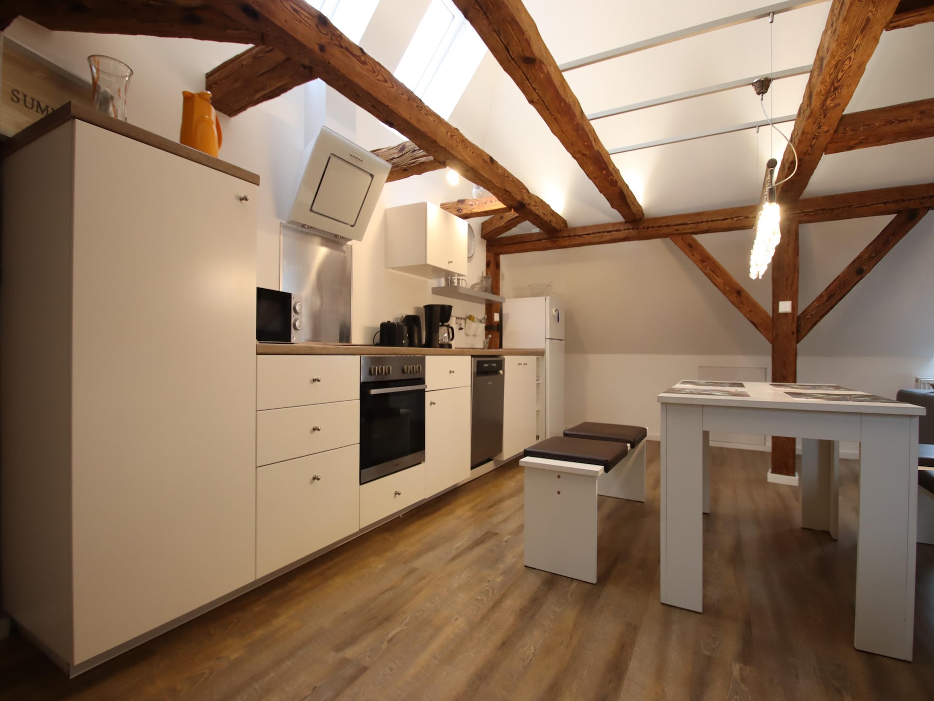 Luxe appartement op boerenerf nabij Plauer See – 100 m², open haard & WLAN - foto 9
