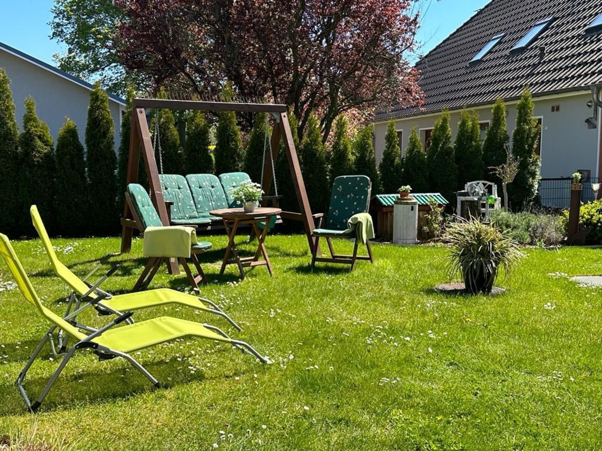 Luxe appartement op boerenerf nabij Plauer See – 100 m², open haard & WLAN - foto 24