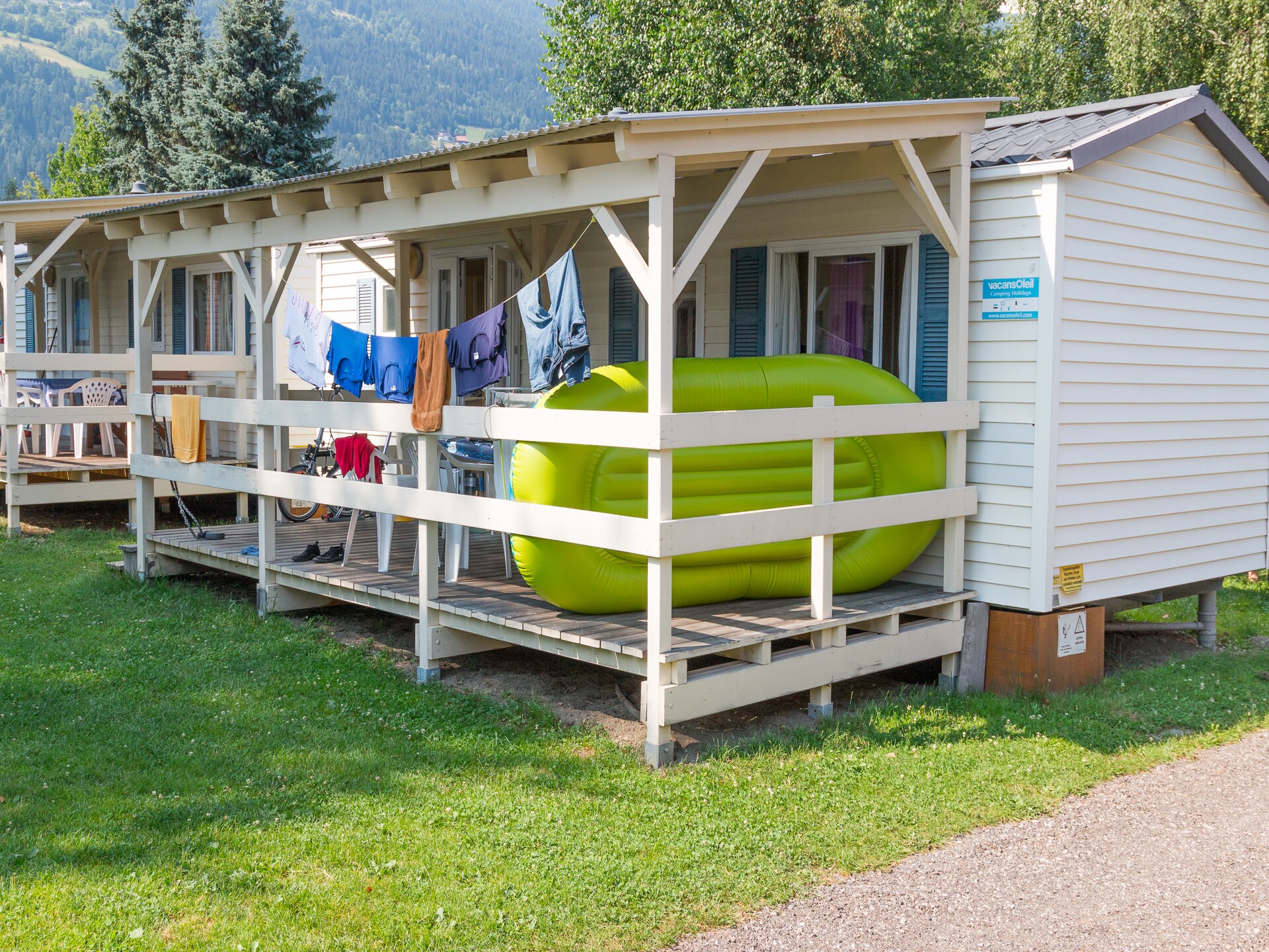 Op 1,0 km van het meer: Comfortabele stacaravan in Bodensdorf - foto 9