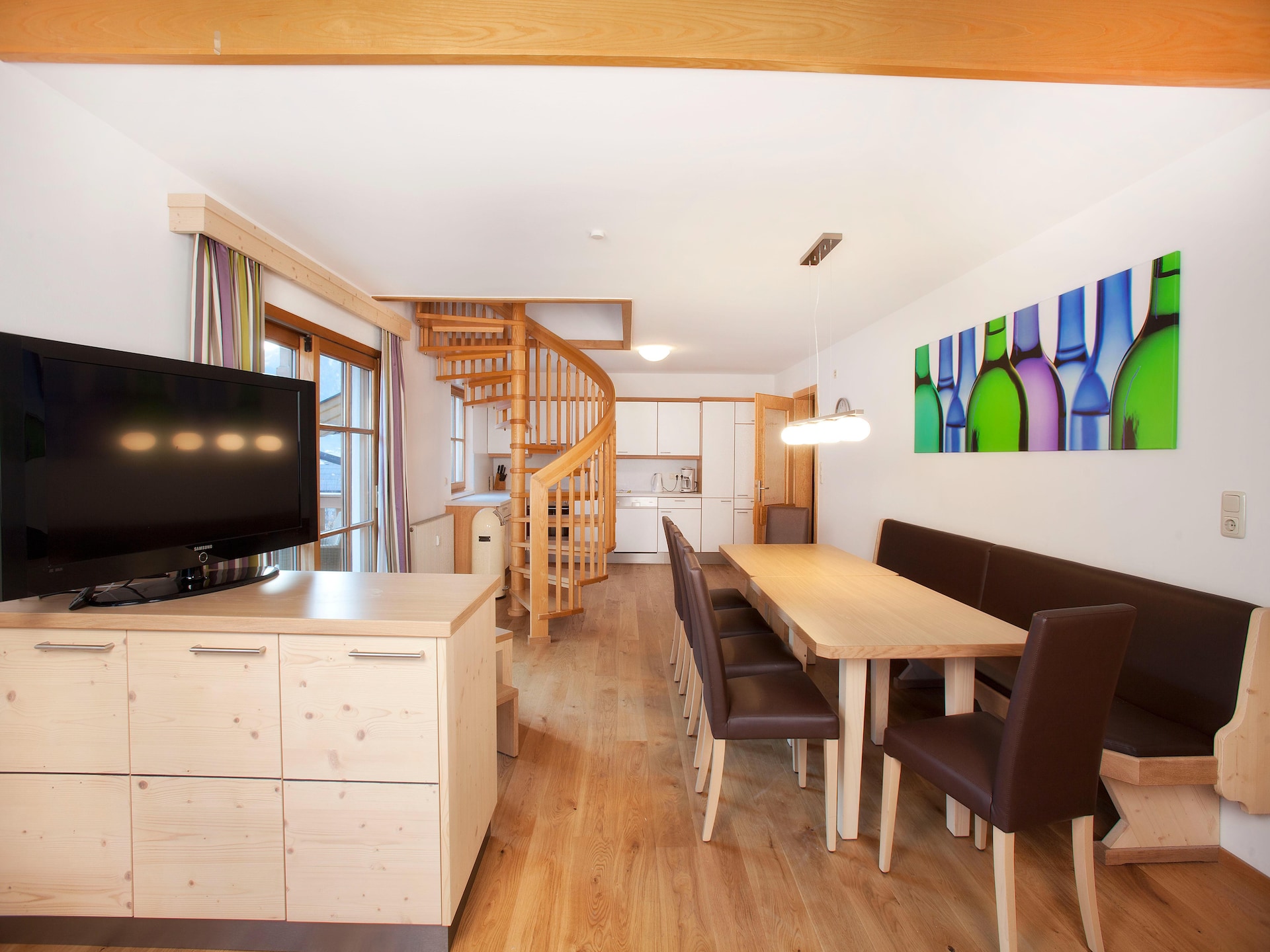 Ruim appartement Kirchstubn in Wald im Pinzgau voor 10 personen - foto 11