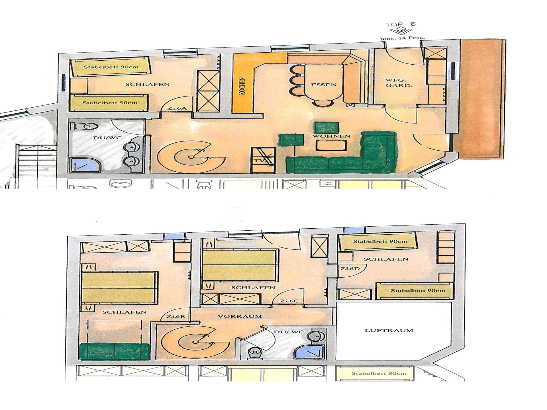 Ruim appartement Kirchstubn in Wald im Pinzgau voor 10 personen · 110 m² - foto 26