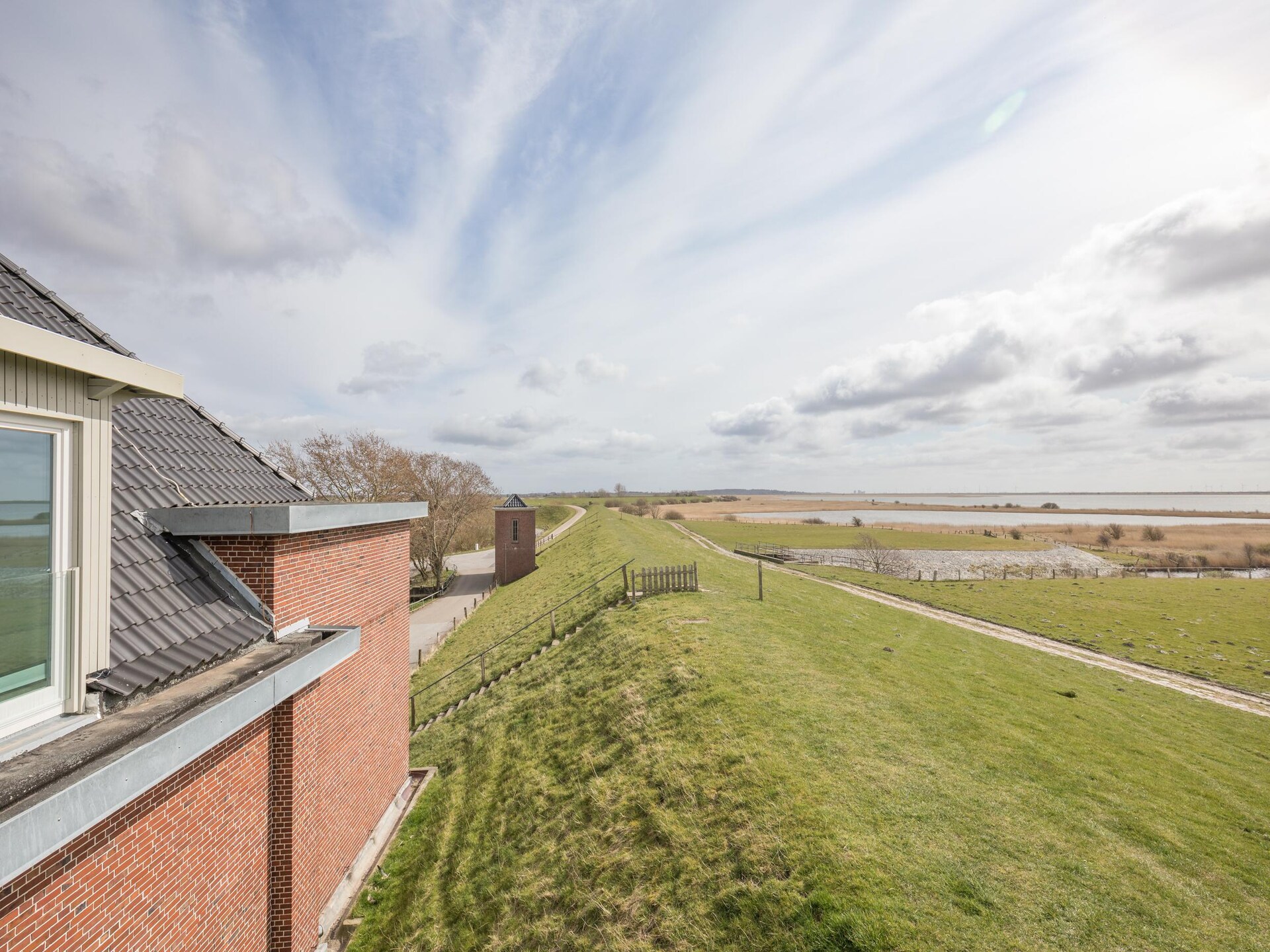 Appartement aan de Arlau Schleuse met weids uitzicht over natuurreservaat Beltringharder Koog - foto 19