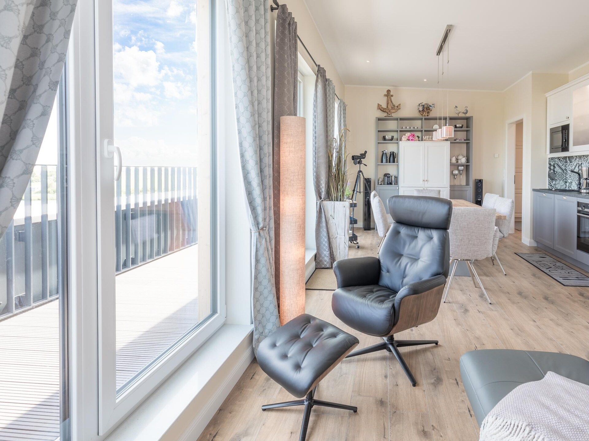 Penthouse met panoramisch uitzicht over de Noordzee en Halligen - foto 6