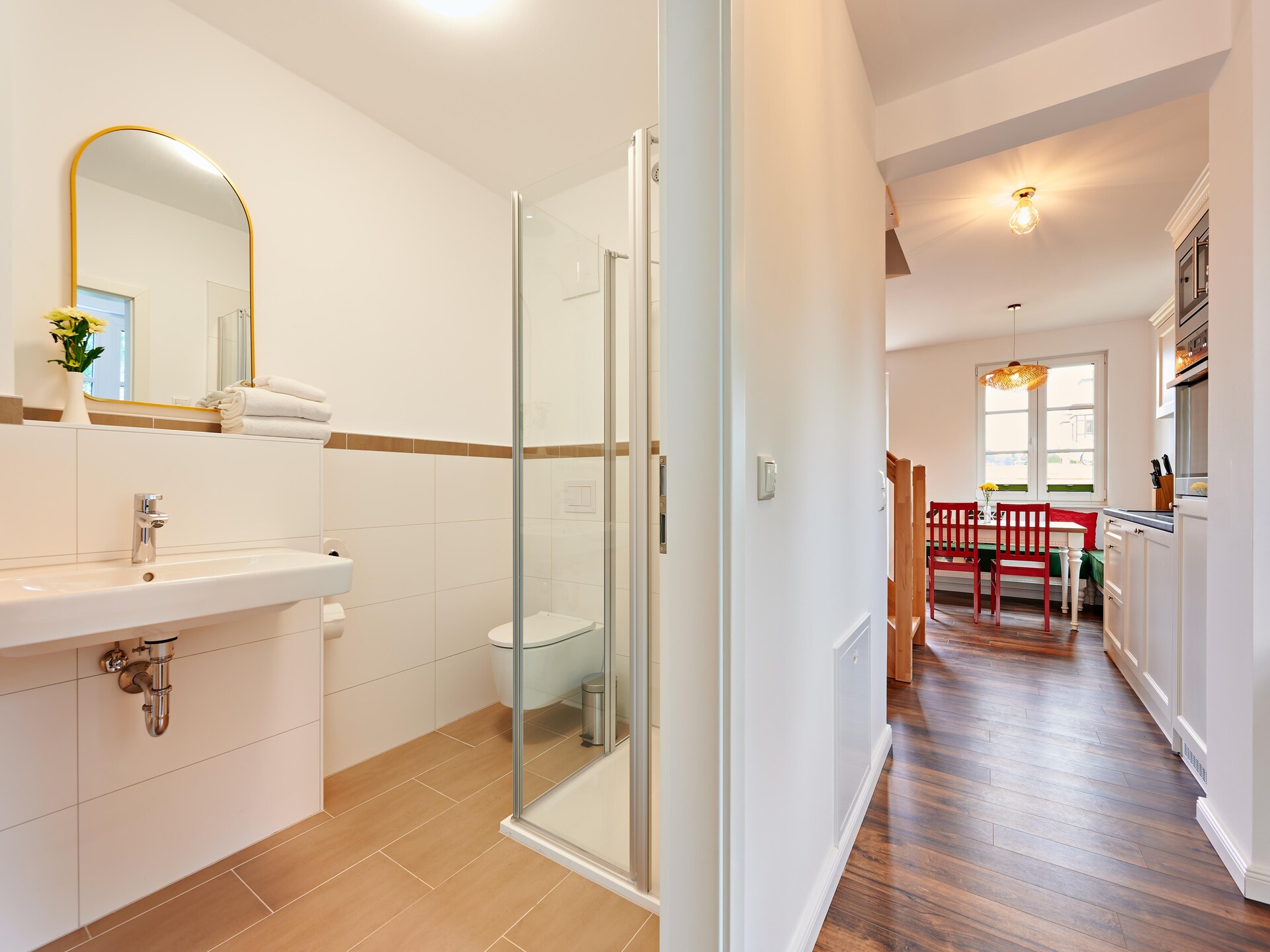 Luxe appartement in Wendorf met uitzicht op de vijver - foto 16