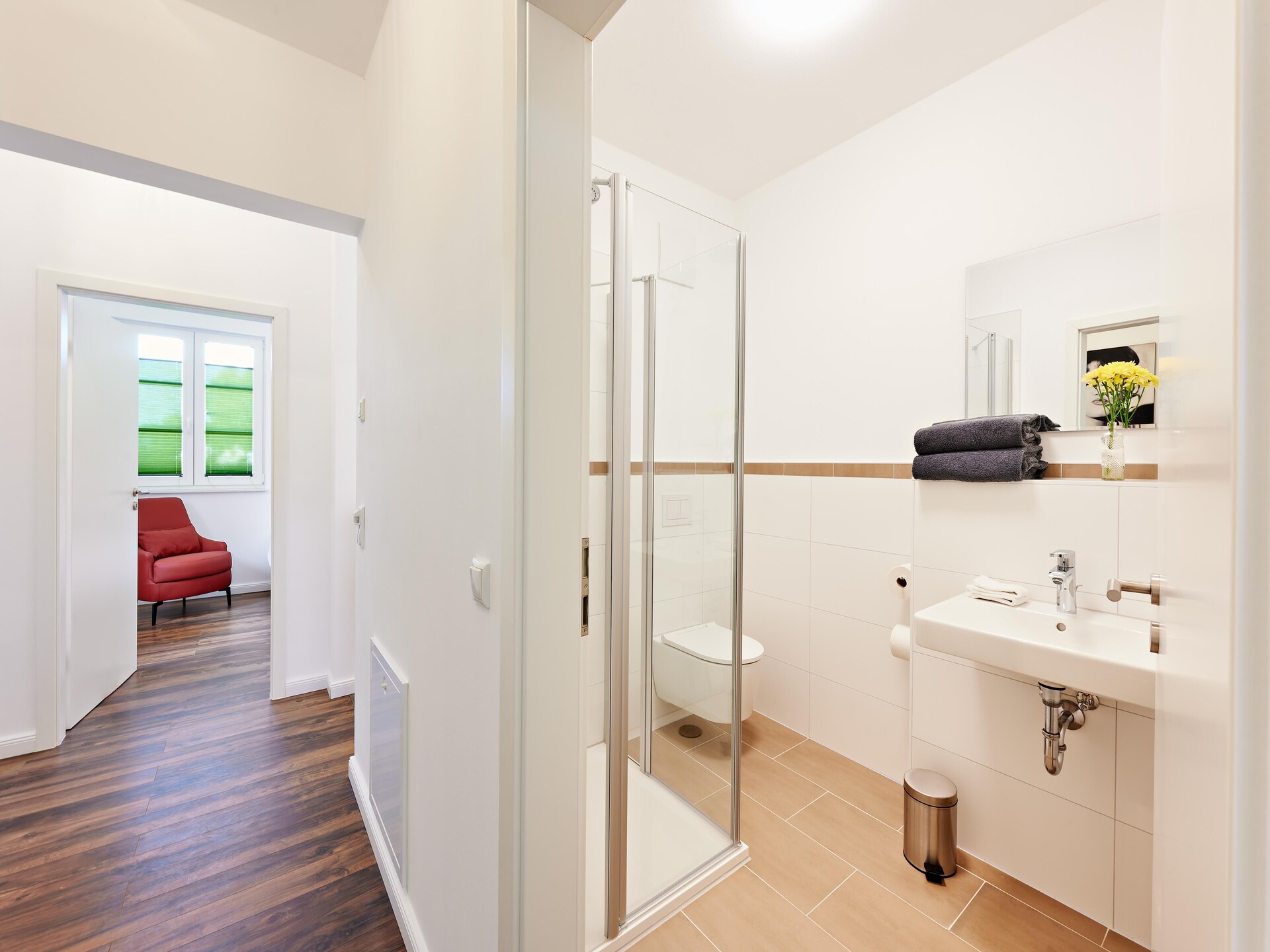 Luxe appartement in Wendorf met uitzicht op de vijver - foto 17