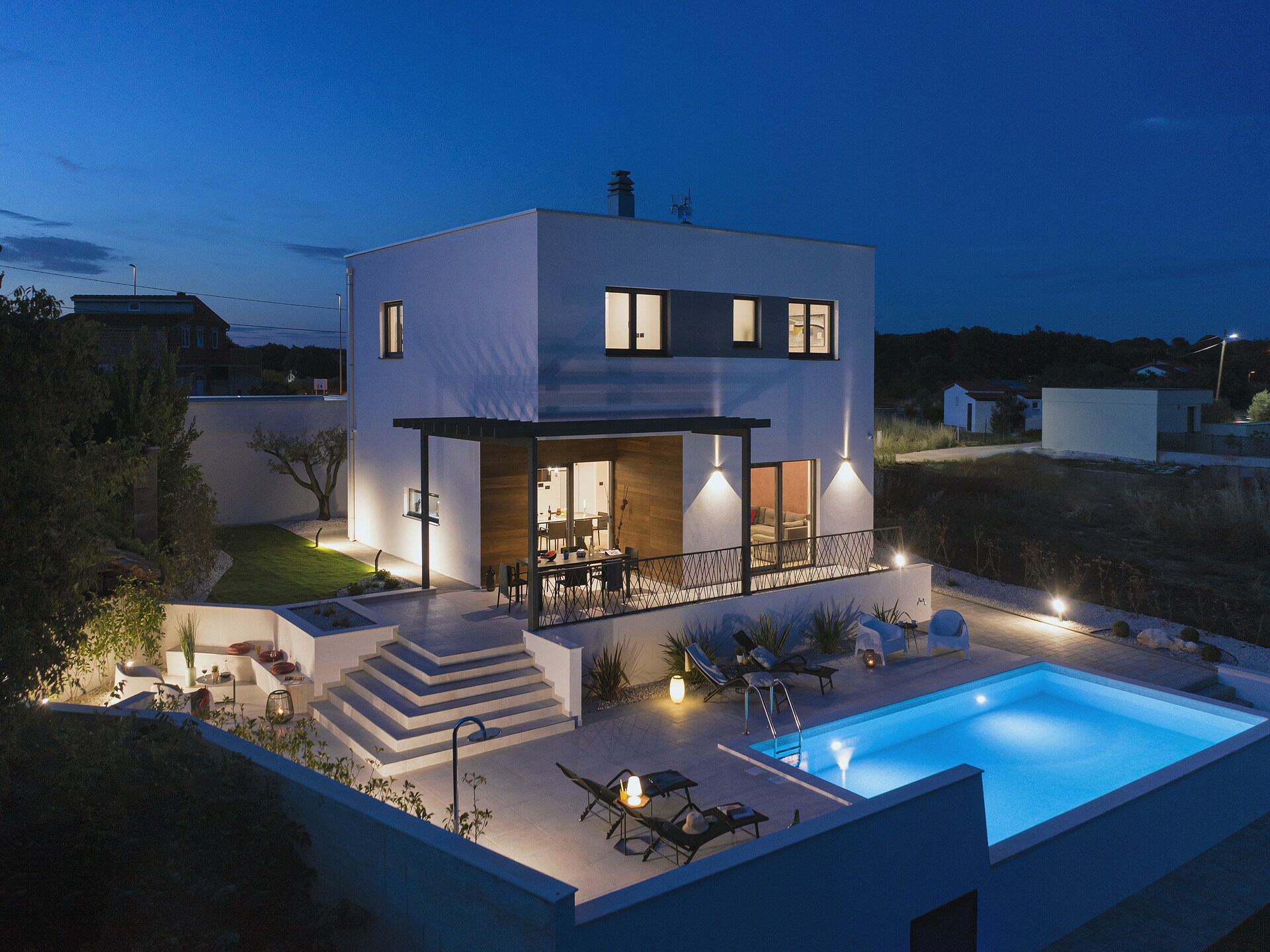 Villa Joy: Vrijstaande stadselegance met 3 badkamers, vlak bij strand Pula - foto 4