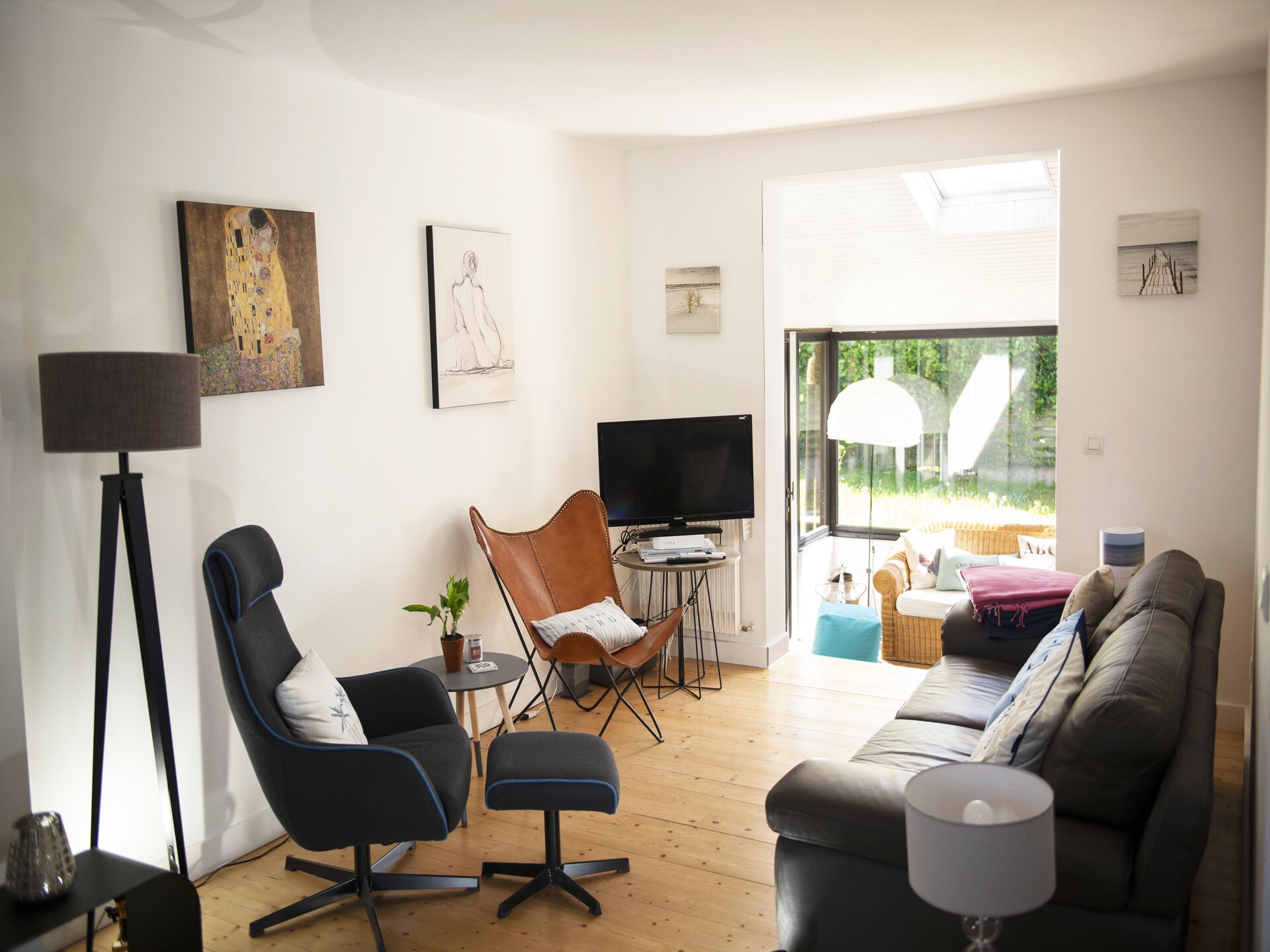 Charmant vakantiehuis met serre en open haard bij strand van Locquirec - foto 4