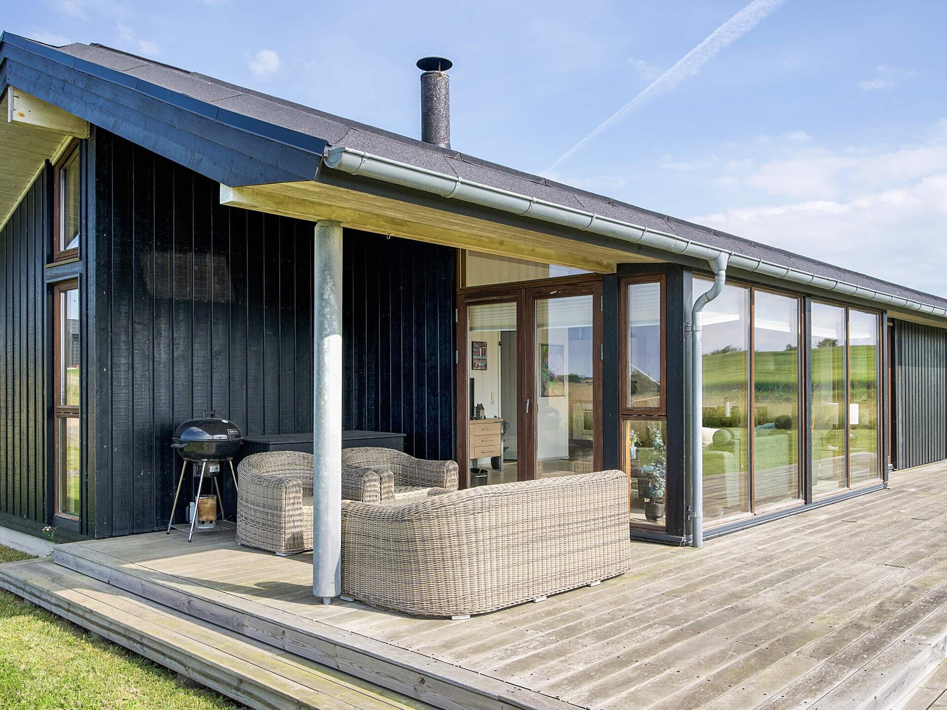 Op 550 m van het strand: modern vakantiehuis in Store Fuglede - foto 1