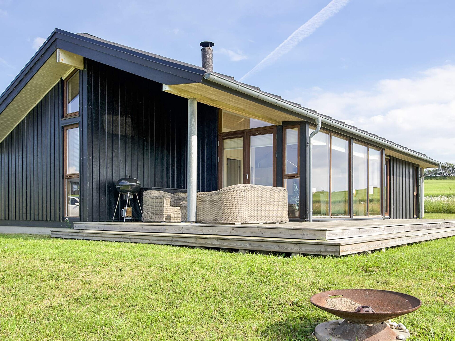 Op 550 m van het strand: modern vakantiehuis in Store Fuglede - foto 2