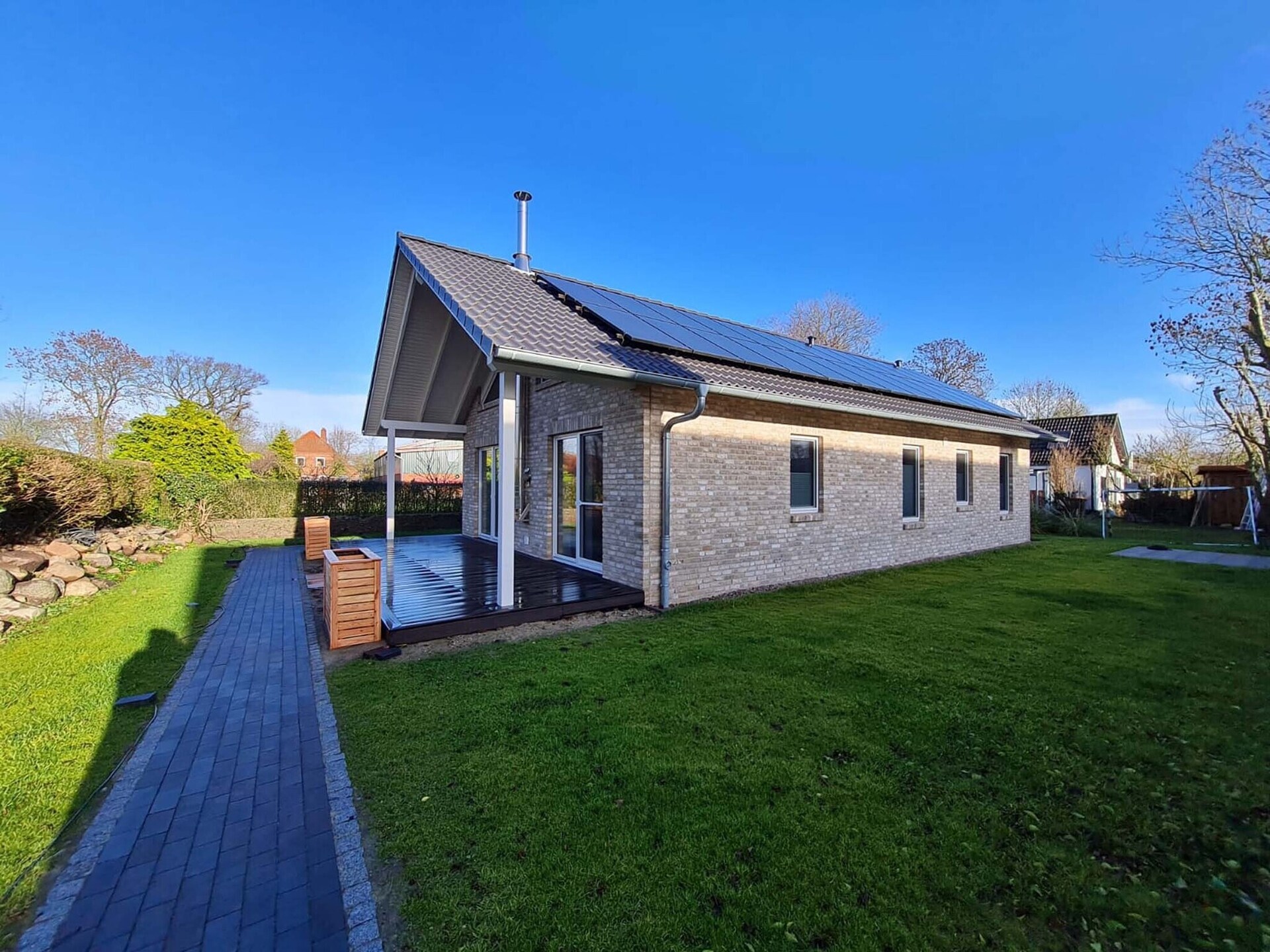 Moderne vrijstaande bungalow met sauna, tuin en terras in Schlagsdorf - foto 42