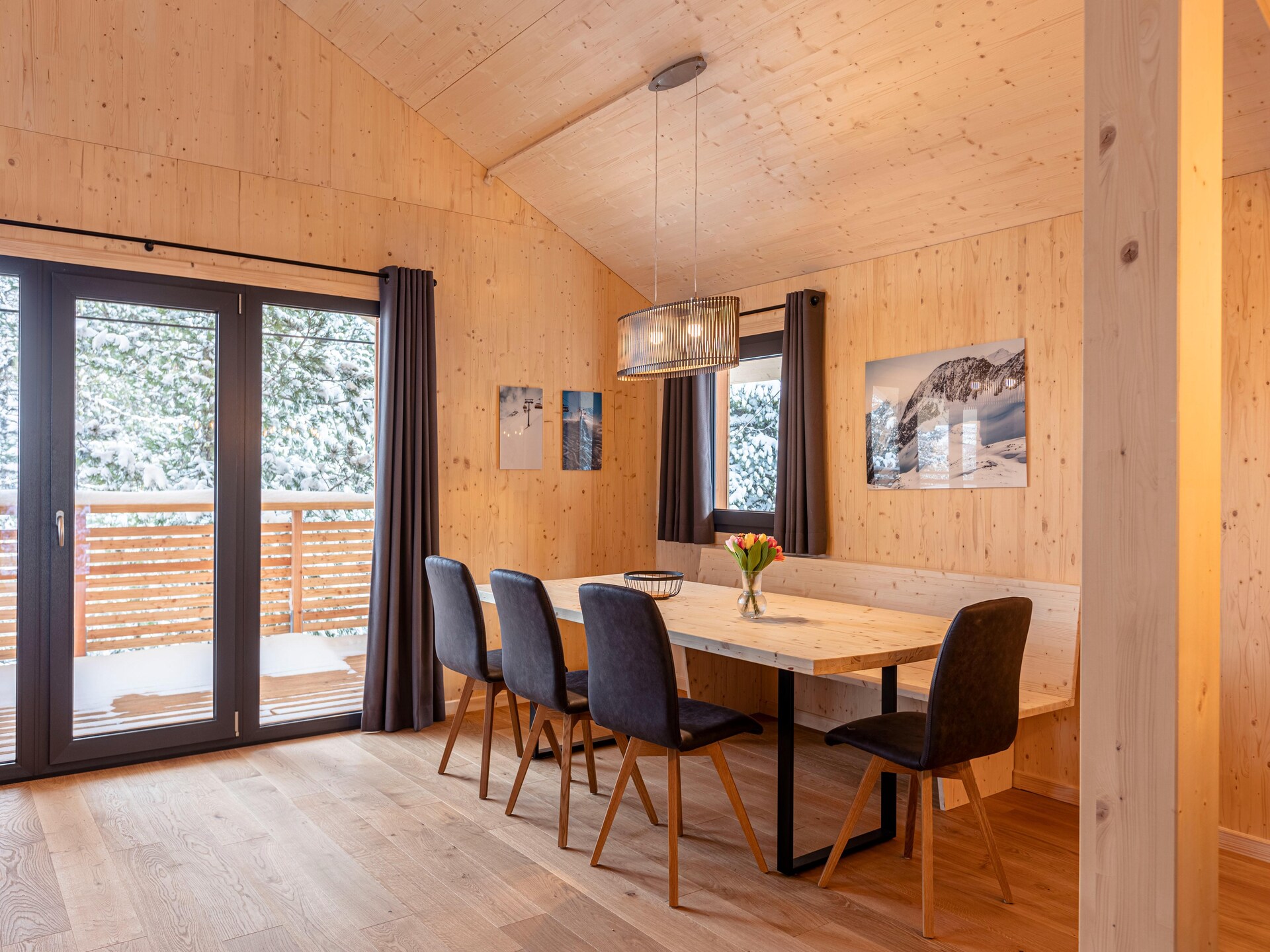Modern Natuurchalet voor 8 personen met sauna, whirlpool en bergzicht op de Turracher Höhe - foto 6