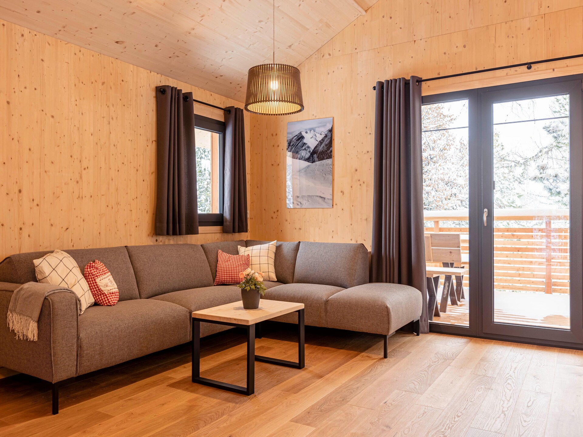 Modern Natuurchalet voor 8 personen met sauna, whirlpool en bergzicht op de Turracher Höhe - foto 3