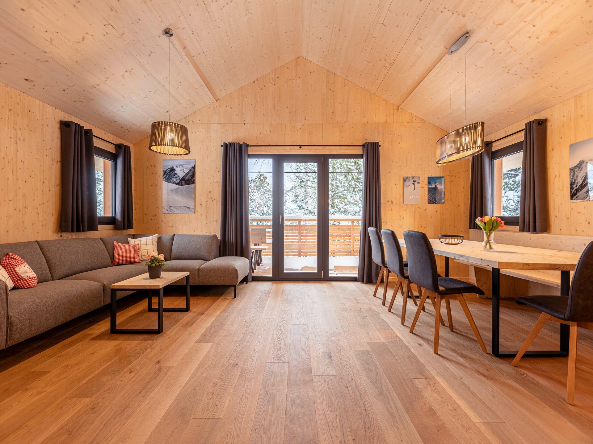 Modern Natuurchalet voor 8 personen met sauna, whirlpool en bergzicht op de Turracher Höhe - foto 4