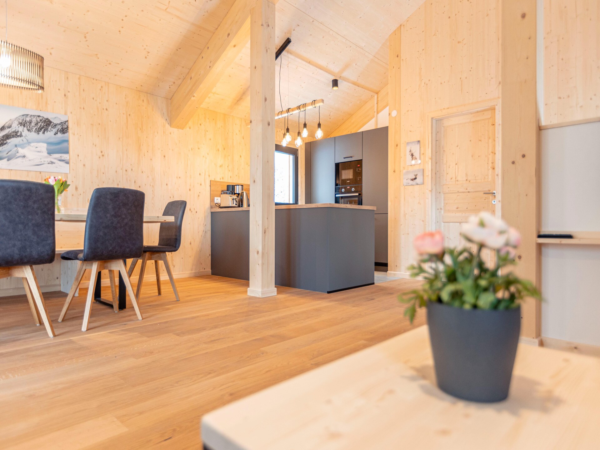 Modern Natuurchalet voor 8 personen met sauna, whirlpool en bergzicht op de Turracher Höhe - foto 8