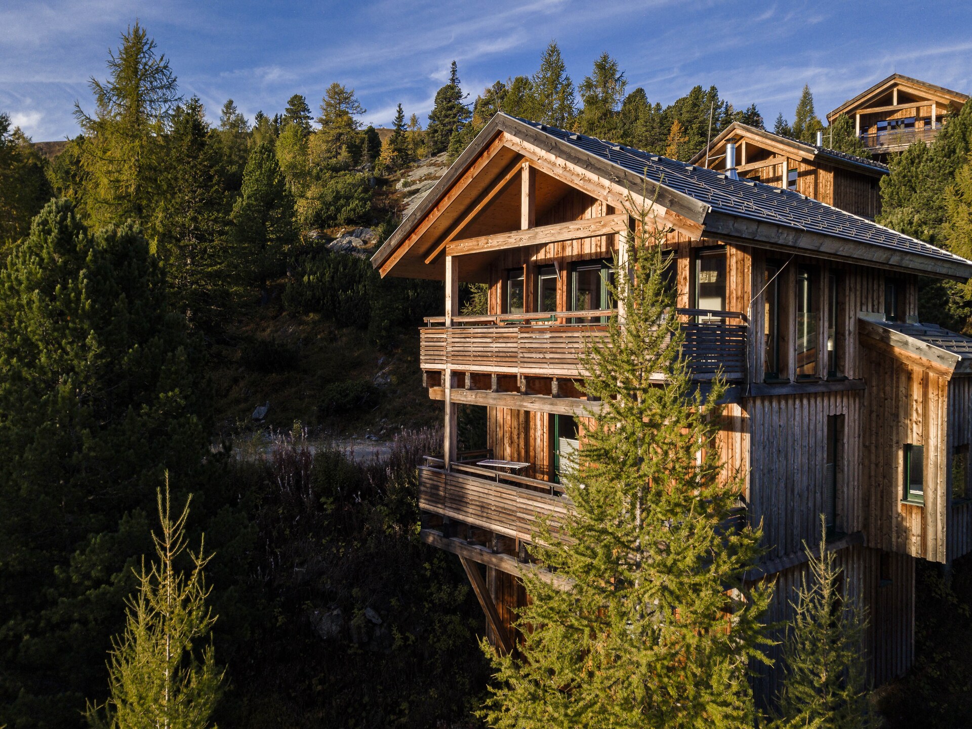 Modern Natuurchalet voor 8 personen met sauna, whirlpool en bergzicht op de Turracher Höhe - foto 1