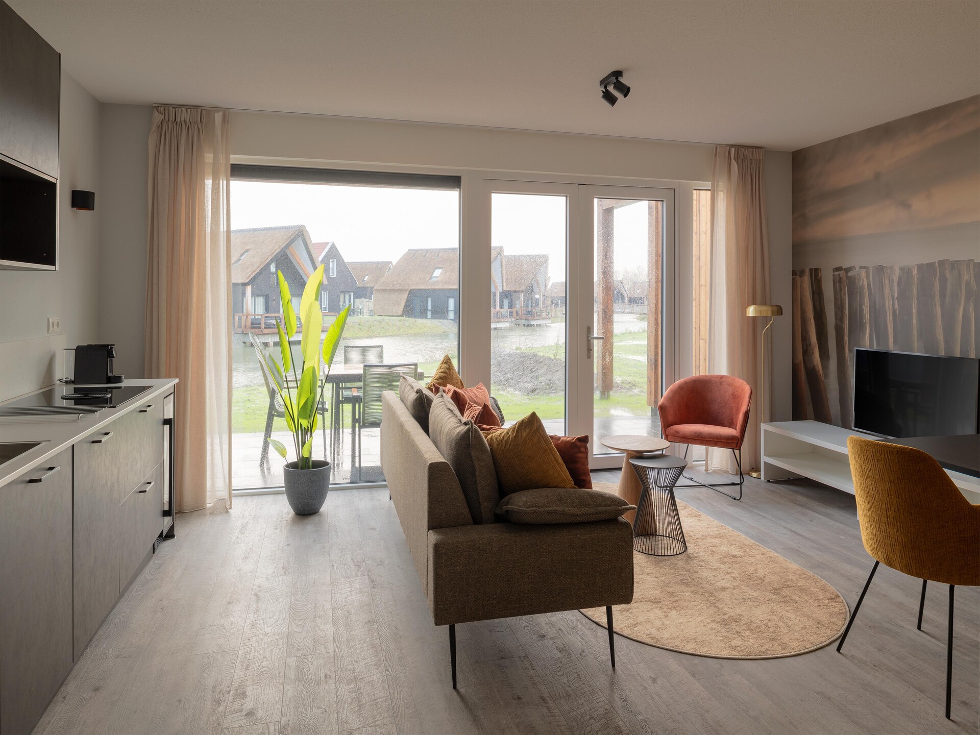 Modern vakantiehuis aan de kreek, 1,2 km van zee in Resort Nieuwvliet-Bad - foto 13