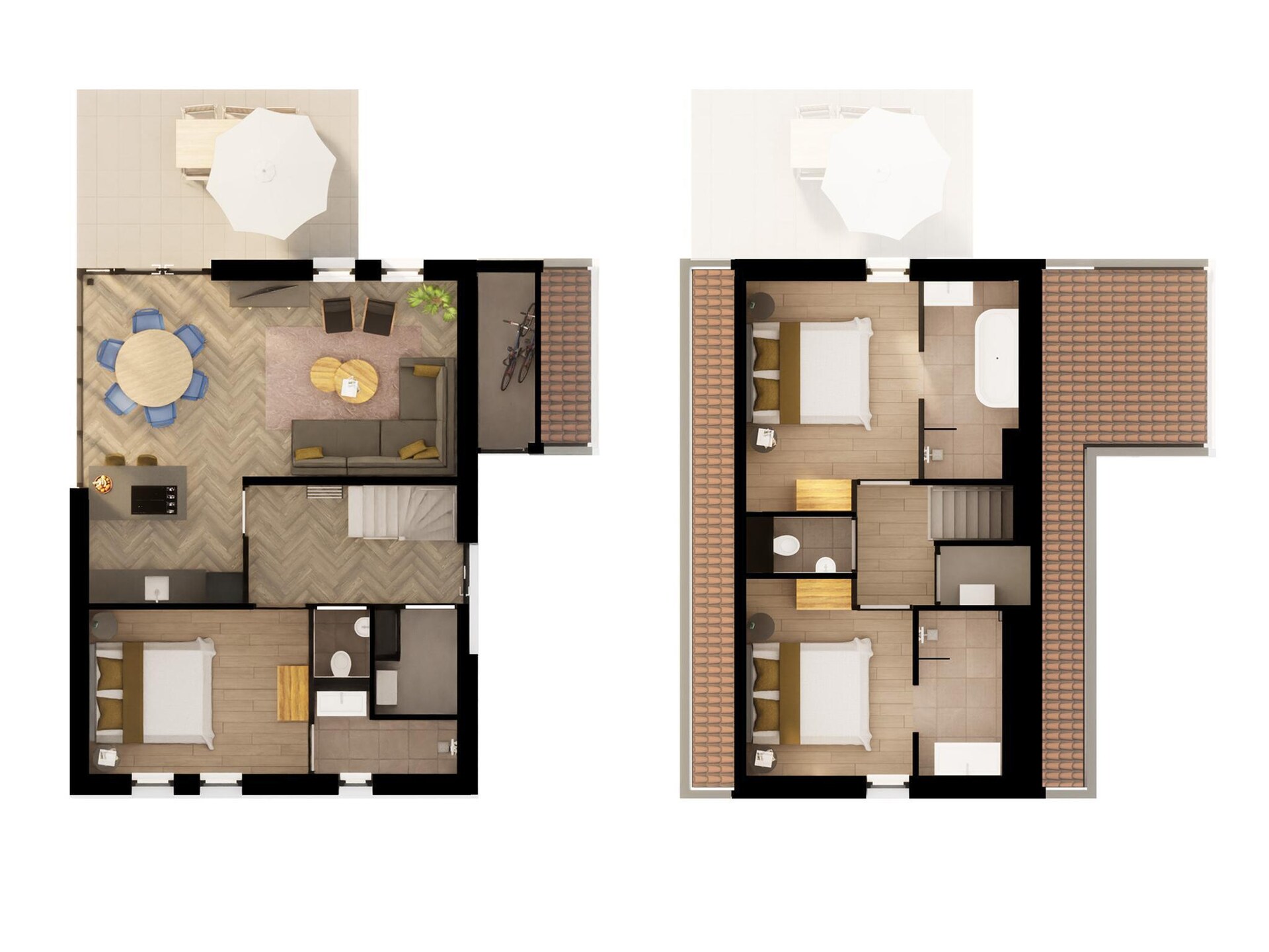 Luxe vrijstaand vakantiehuis met 3 suites op Resort Nieuwvliet-Bad - foto 40