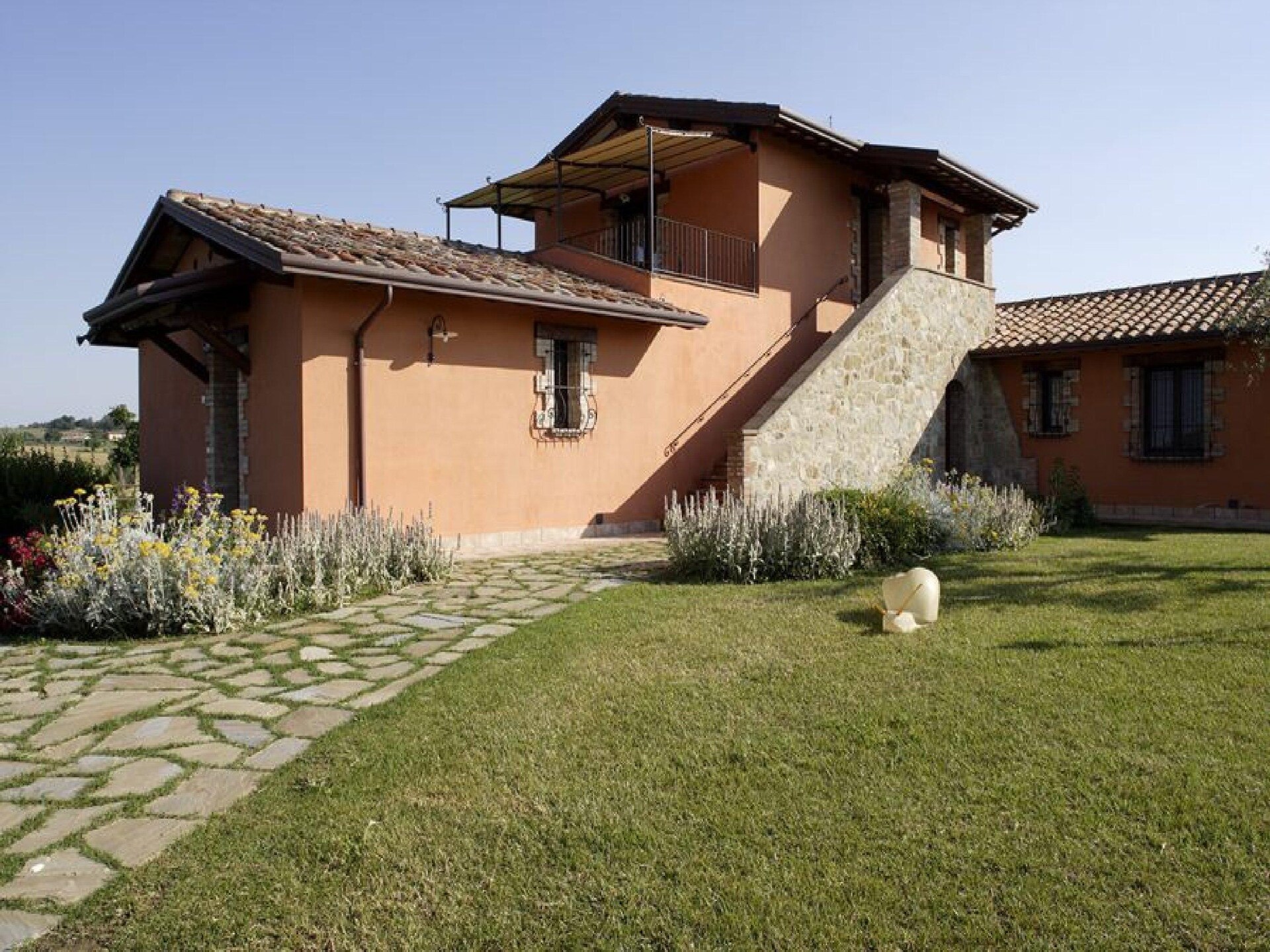 Vakantiehuis Perugino in Bettona: 3-kamer appartement met panoramisch zwembad - foto 8