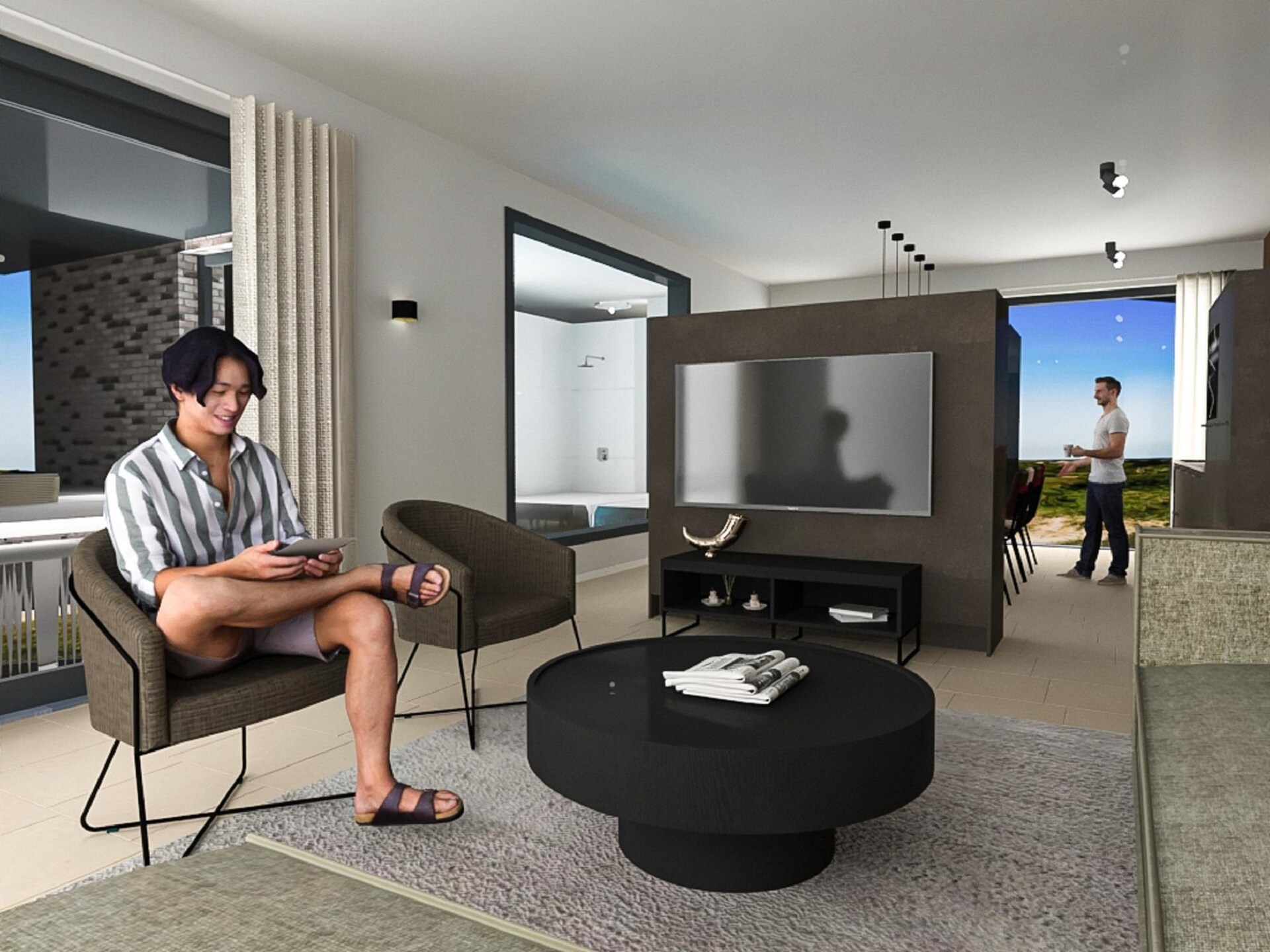 Luxe vakantiehuis met privé zwembad bij zee en golf in Zeeland - foto 20
