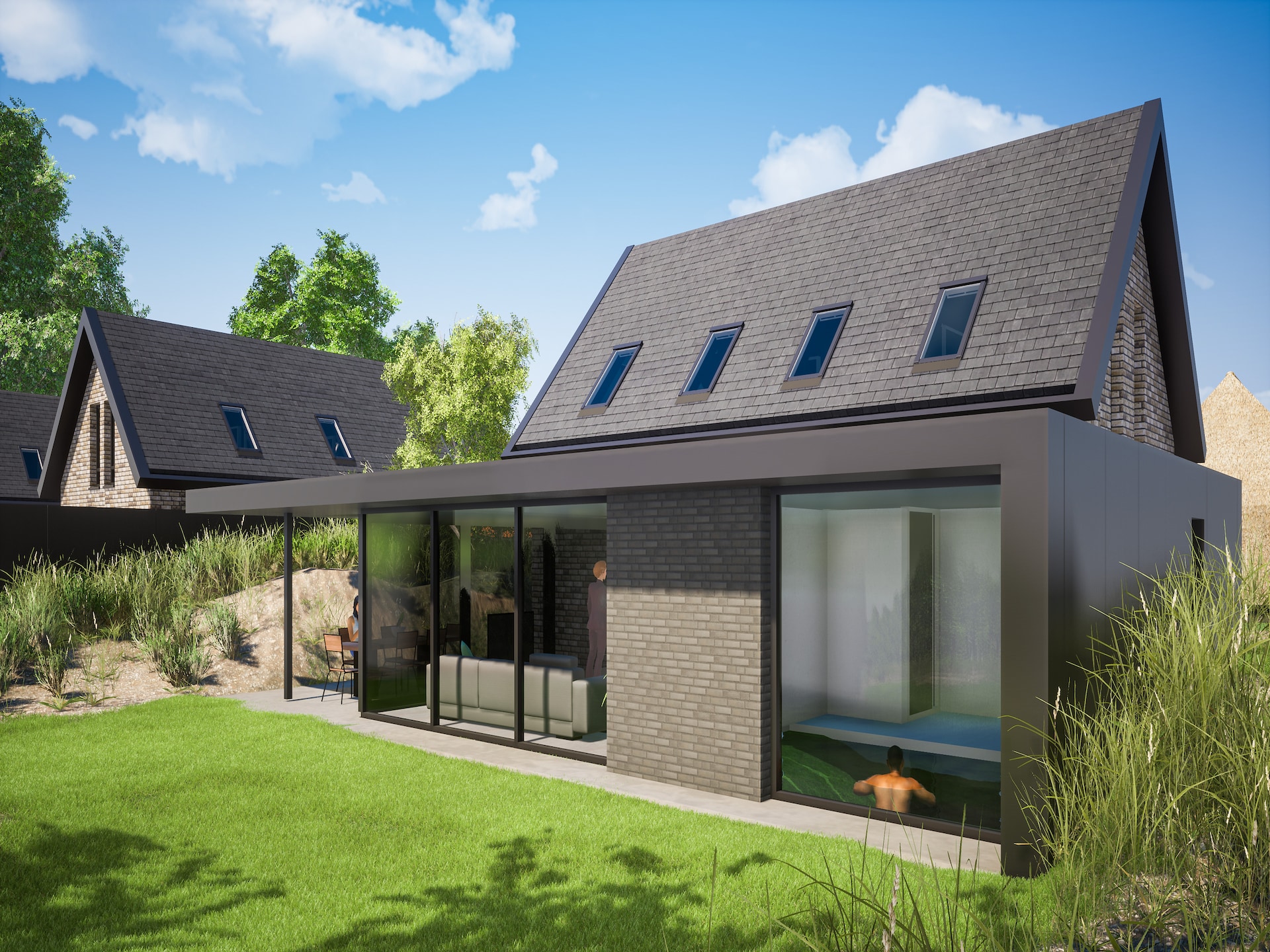 Luxe vakantiehuis met privé zwembad bij zee en golf in Zeeland - foto 6