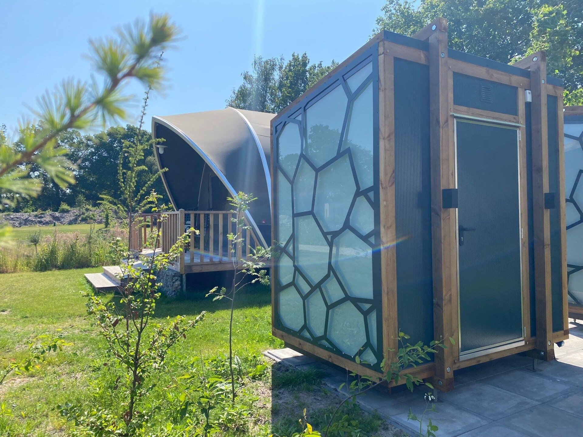 Tentlodge Partijs Wellness met sauna en privébad voor 2 personen in Drenthe - foto 24