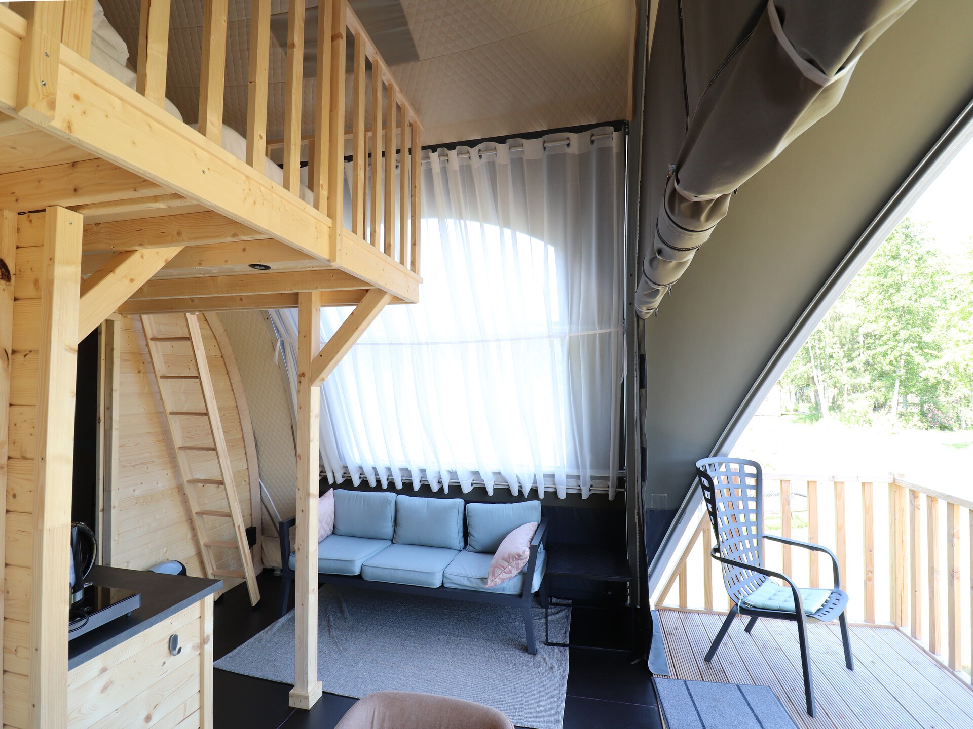 Tentlodge Partijs Wellness met sauna en privébad voor 2 personen in Drenthe - foto 21