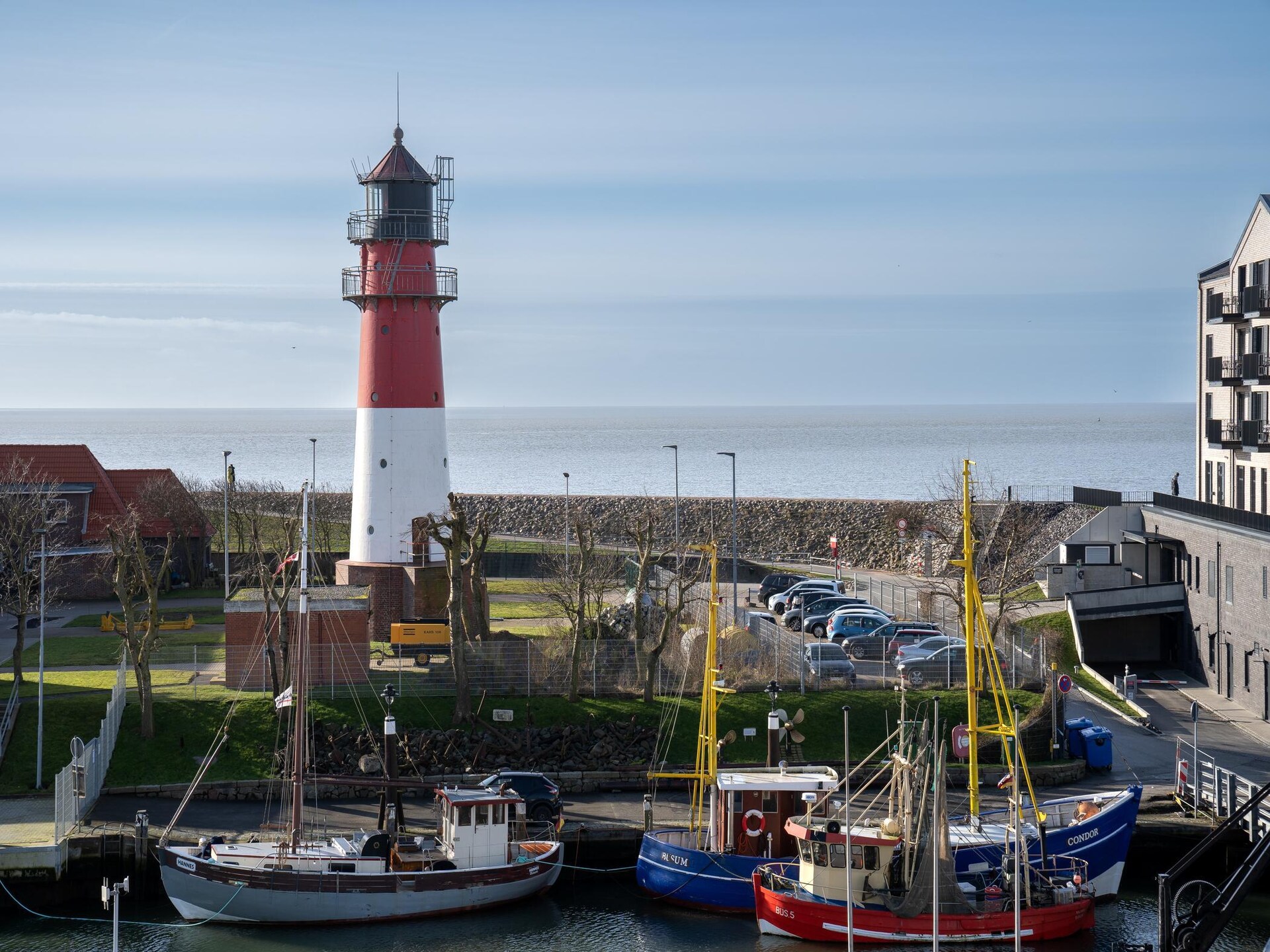 Appartement op de 3e verdieping aan de haven van Büsum met balkon en zeezicht - foto 14