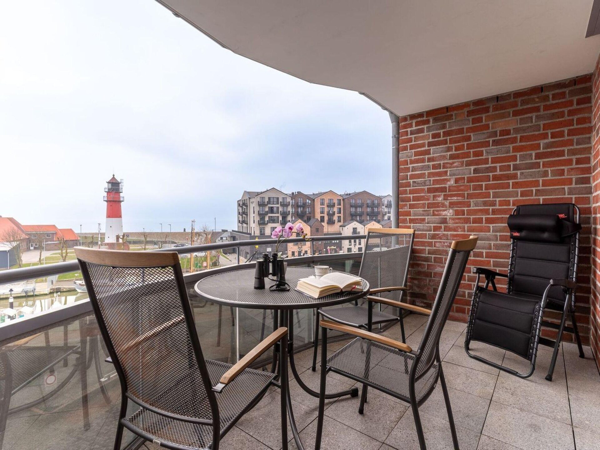 Appartement op de 3e verdieping aan de haven van Büsum met balkon en zeezicht - foto 12